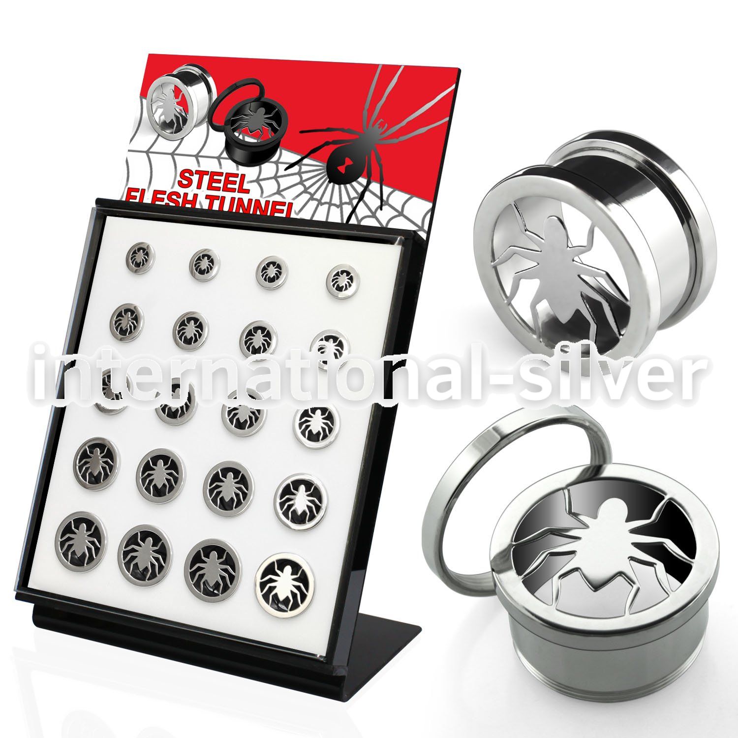 brpg146b tunnels gauges surgical steel 316l ear lobe