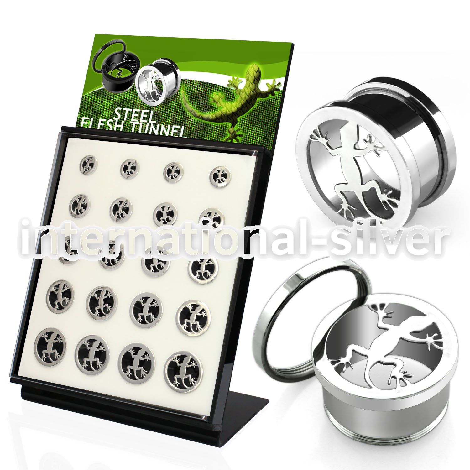 brpg147b tunnels gauges surgical steel 316l ear lobe