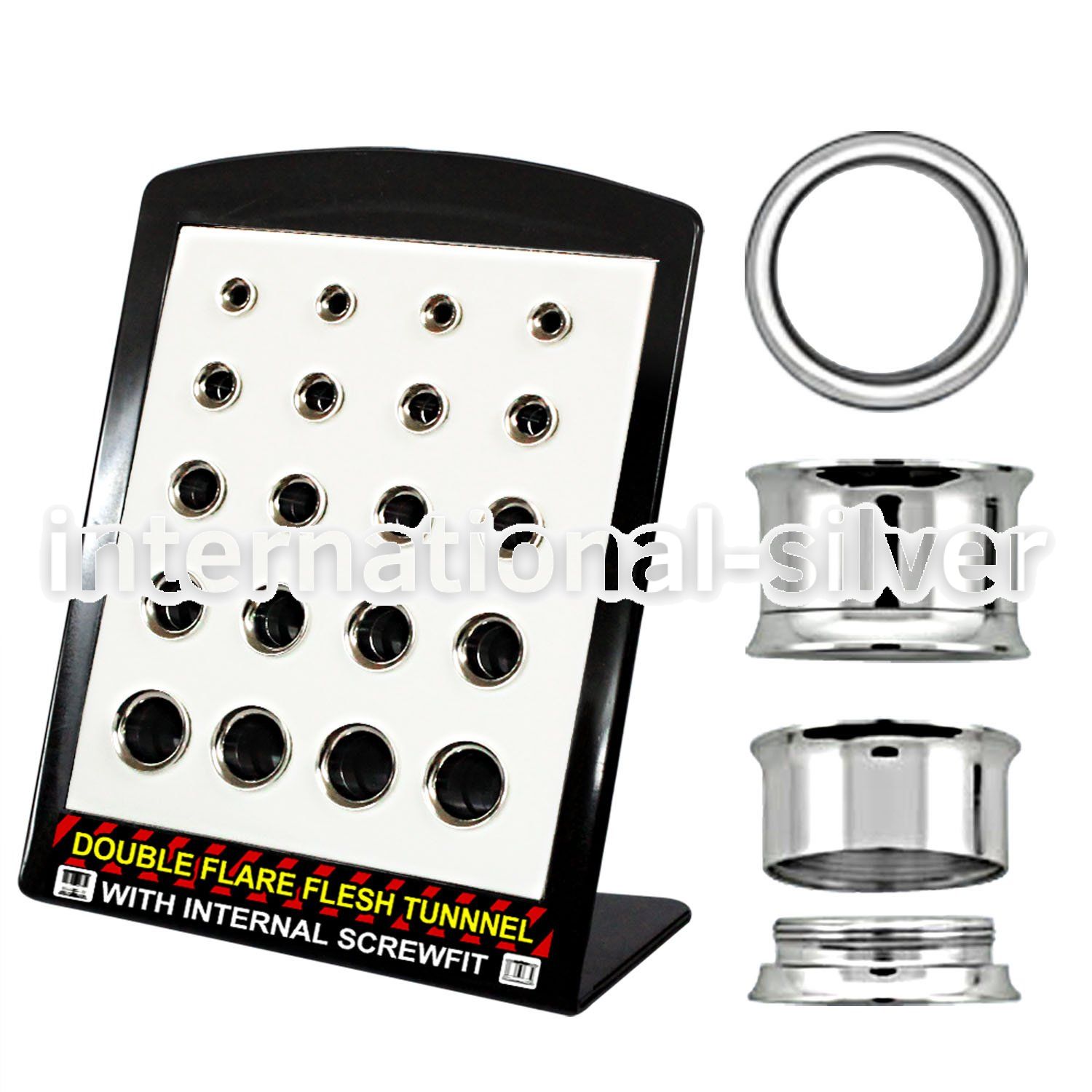 brpg149c tunnels gauges surgical steel 316l ear lobe