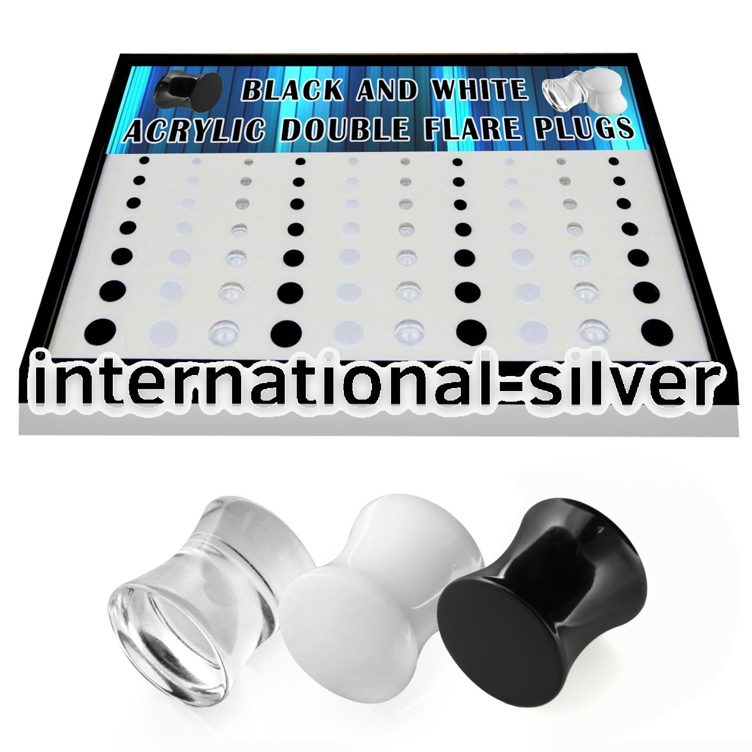 brpg153a plugs gauges acrylic body jewelry ear lobe