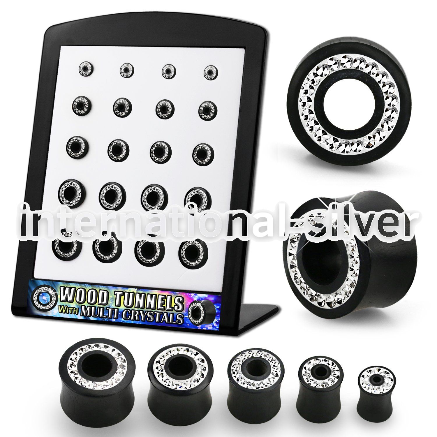 brpg179 tunnels gauges organic body jewelry ear lobe