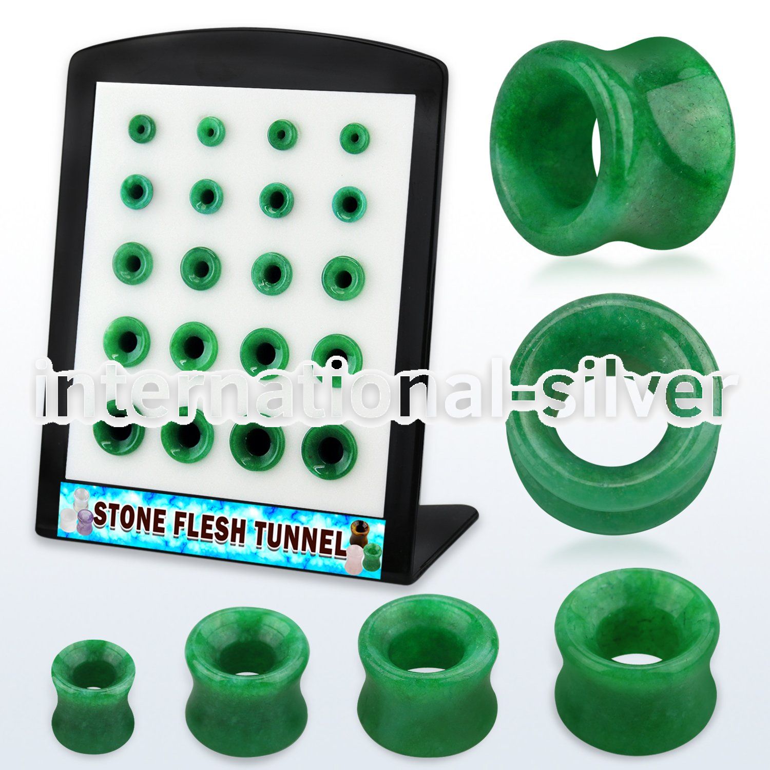 brpg191 tunnels gauges organic body jewelry ear lobe