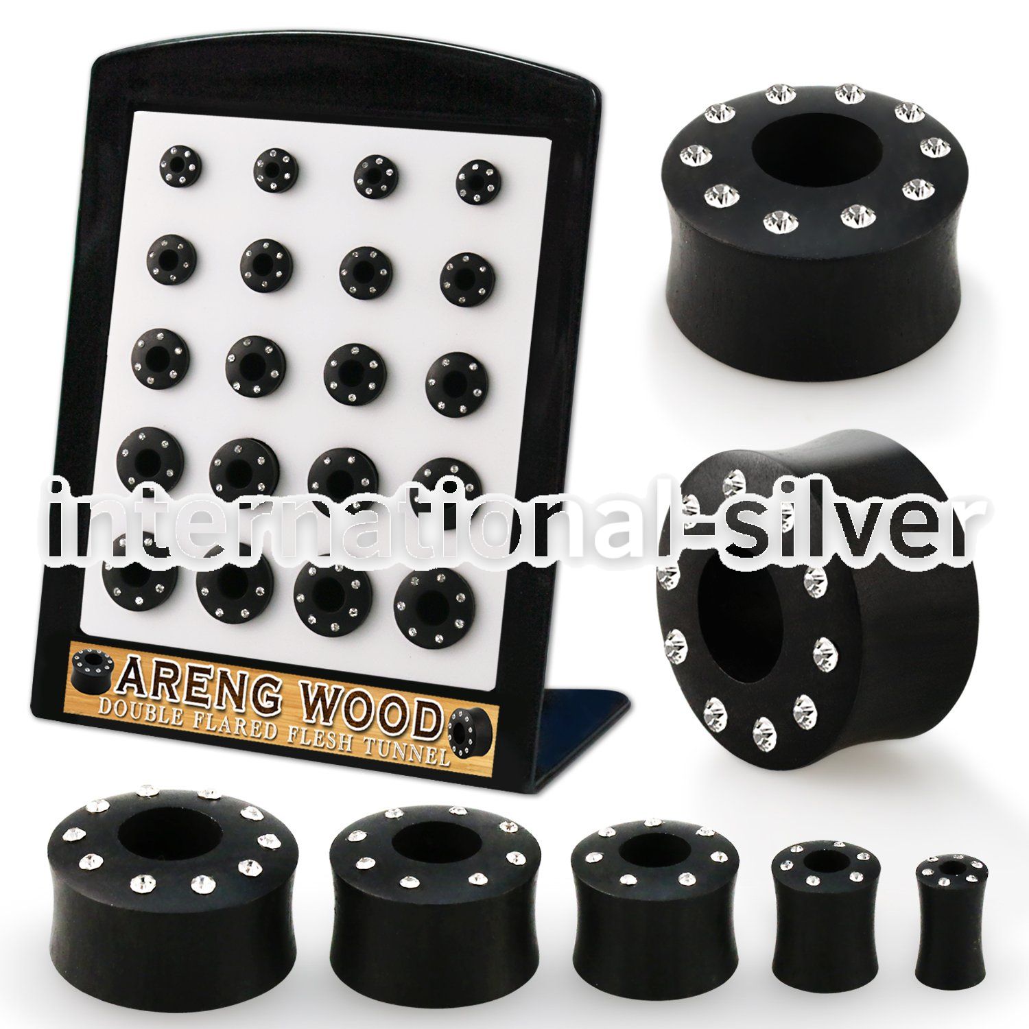 brpg206 tunnels gauges organic body jewelry ear lobe