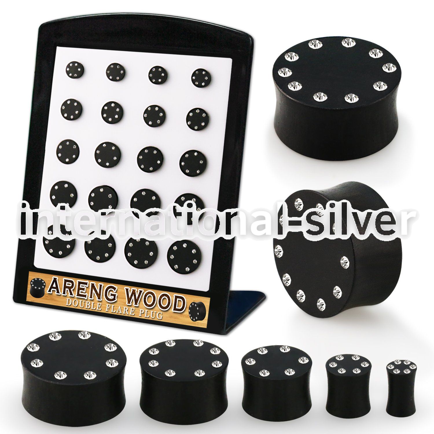 brpg207 tunnels gauges organic body jewelry ear lobe