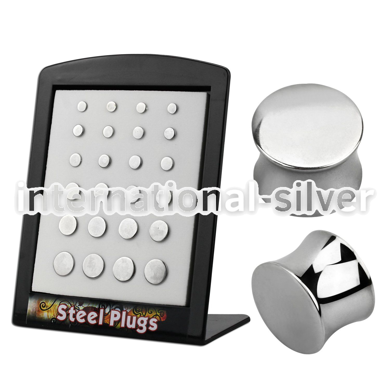 brpg2 plugs gauges surgical steel 316l ear lobe