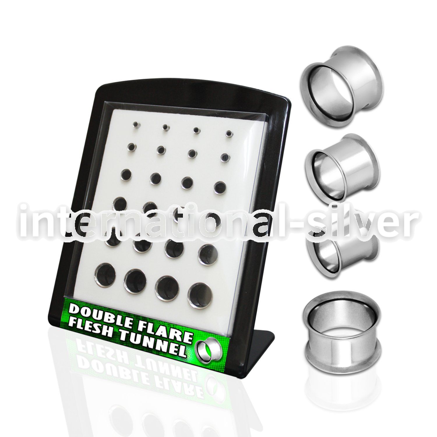 brpg4 tunnels gauges surgical steel 316l ear lobe