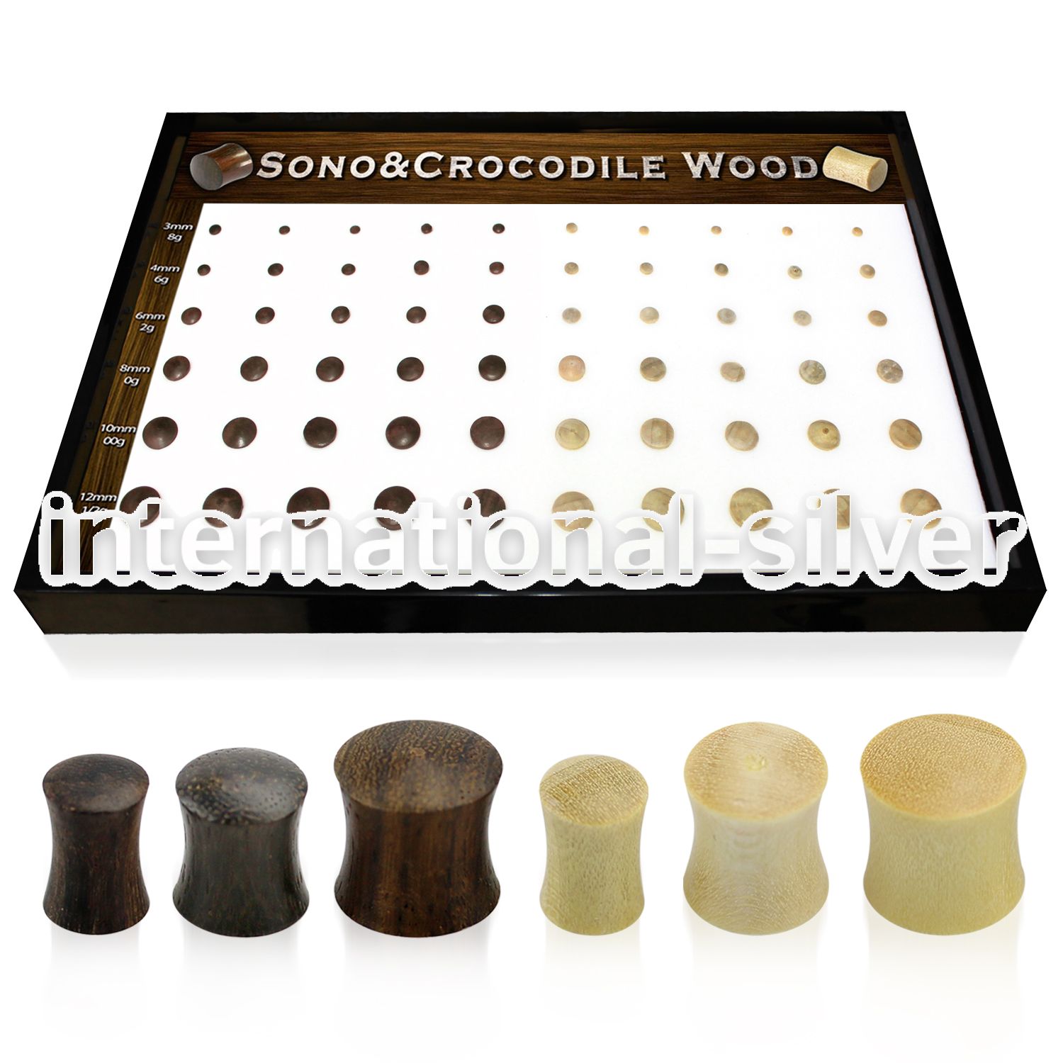 brpg74 plugs gauges organic body jewelry ear lobe