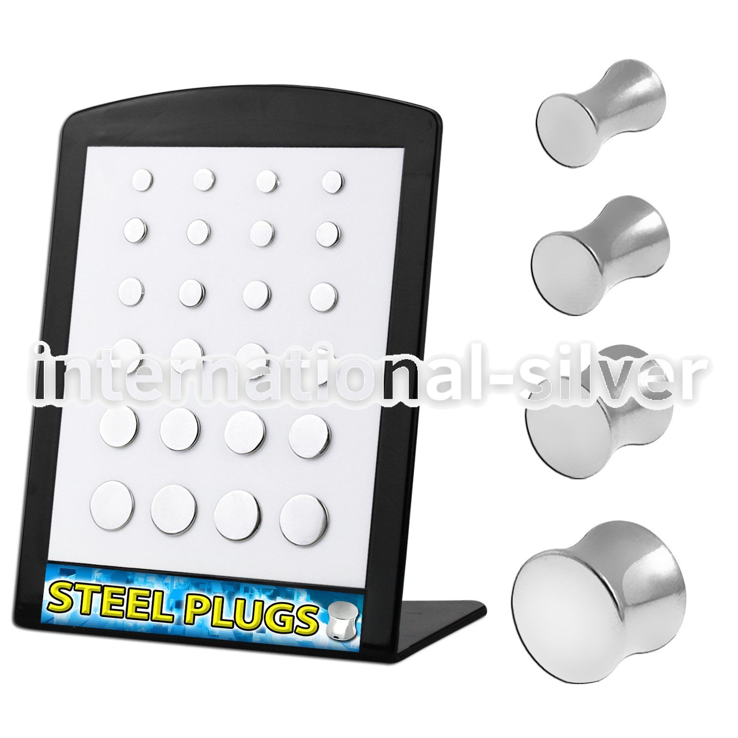 brpg83 plugs gauges surgical steel 316l ear lobe