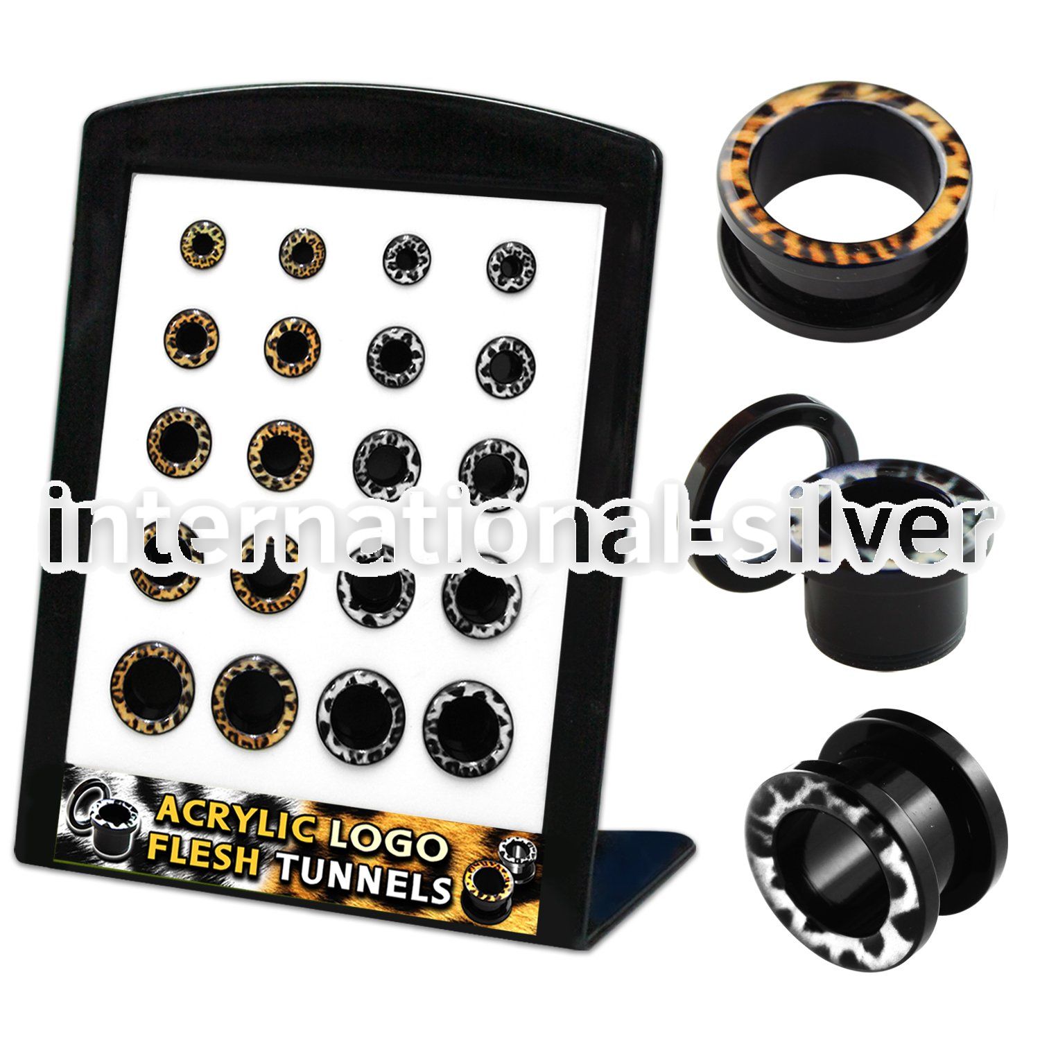 brpg90 tunnels gauges acrylic body jewelry ear lobe