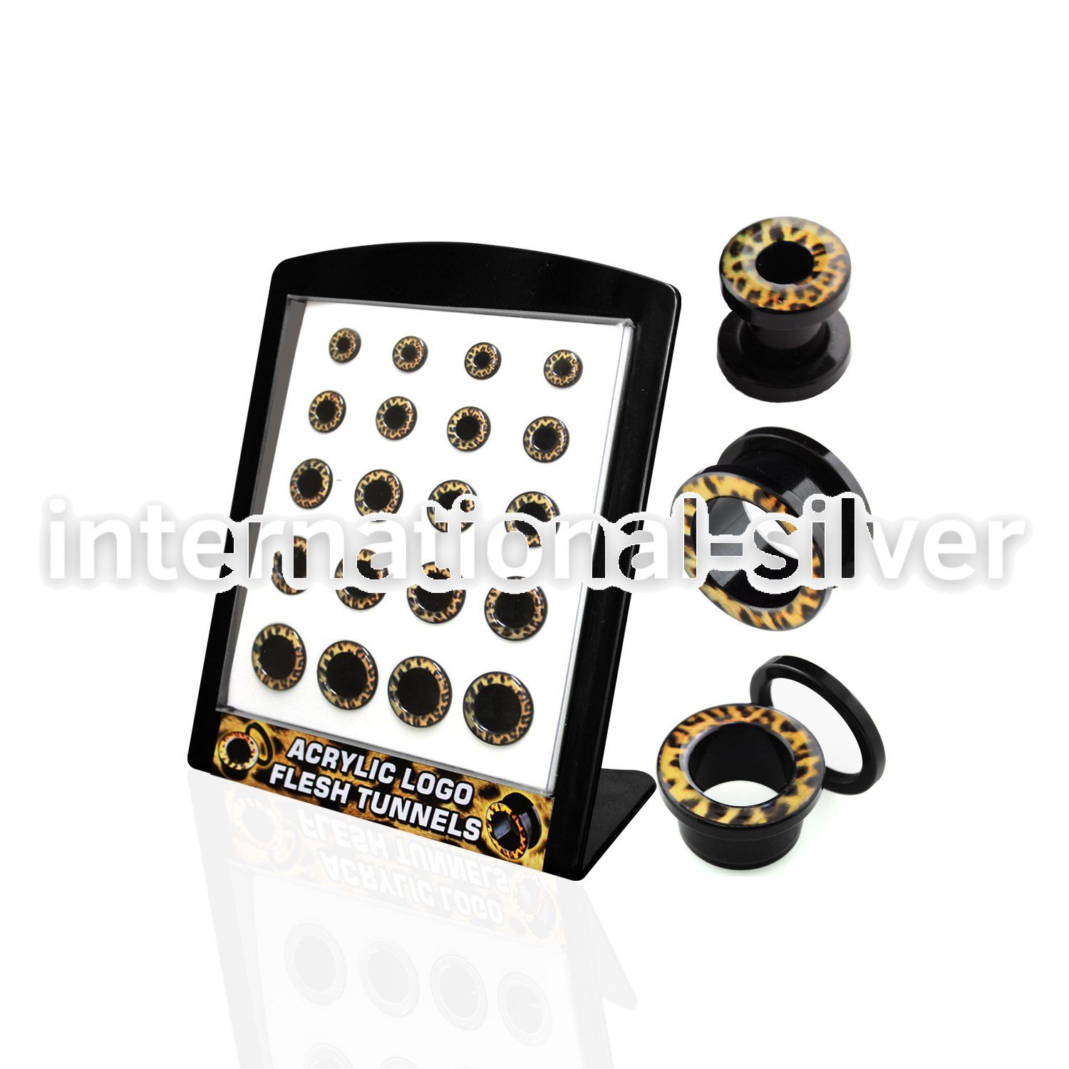 brpg97 tunnels gauges acrylic body jewelry ear lobe