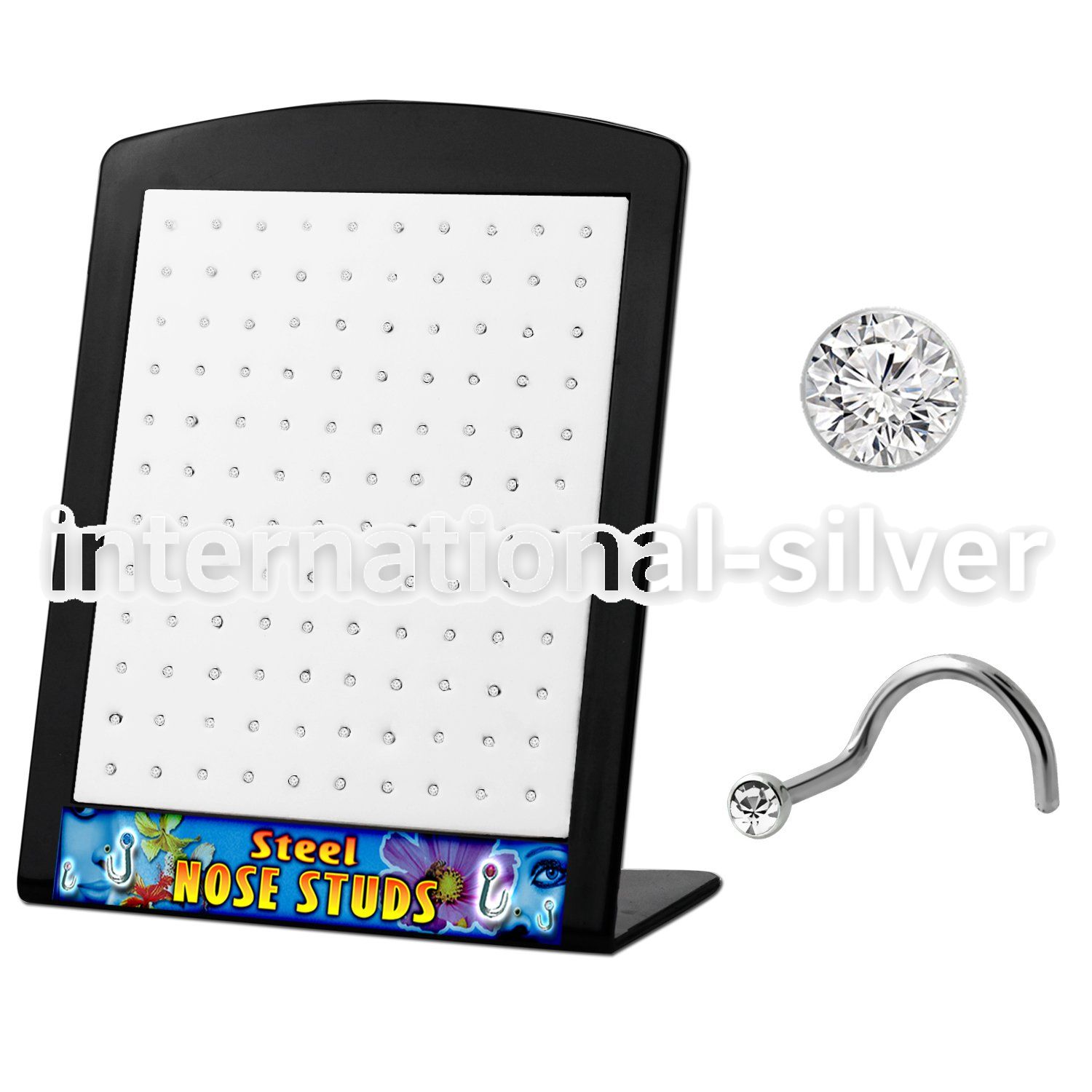 brs104 l shape nose studs surgical steel 316l nose