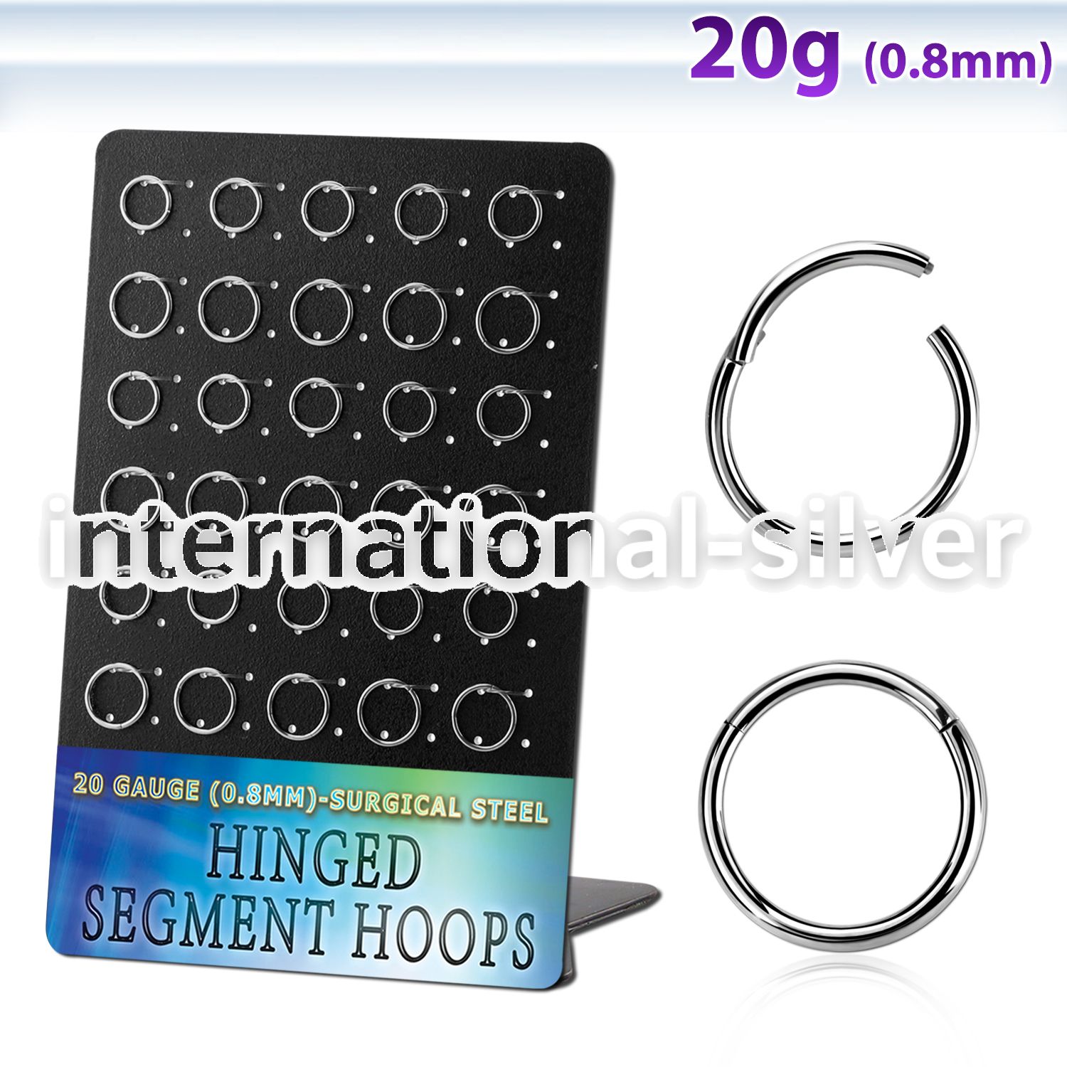 brsegh3 surgical steel seamless and segment rings ear  othersear  lobe eyebrow helix nose bridge nose septum tragus  piercing