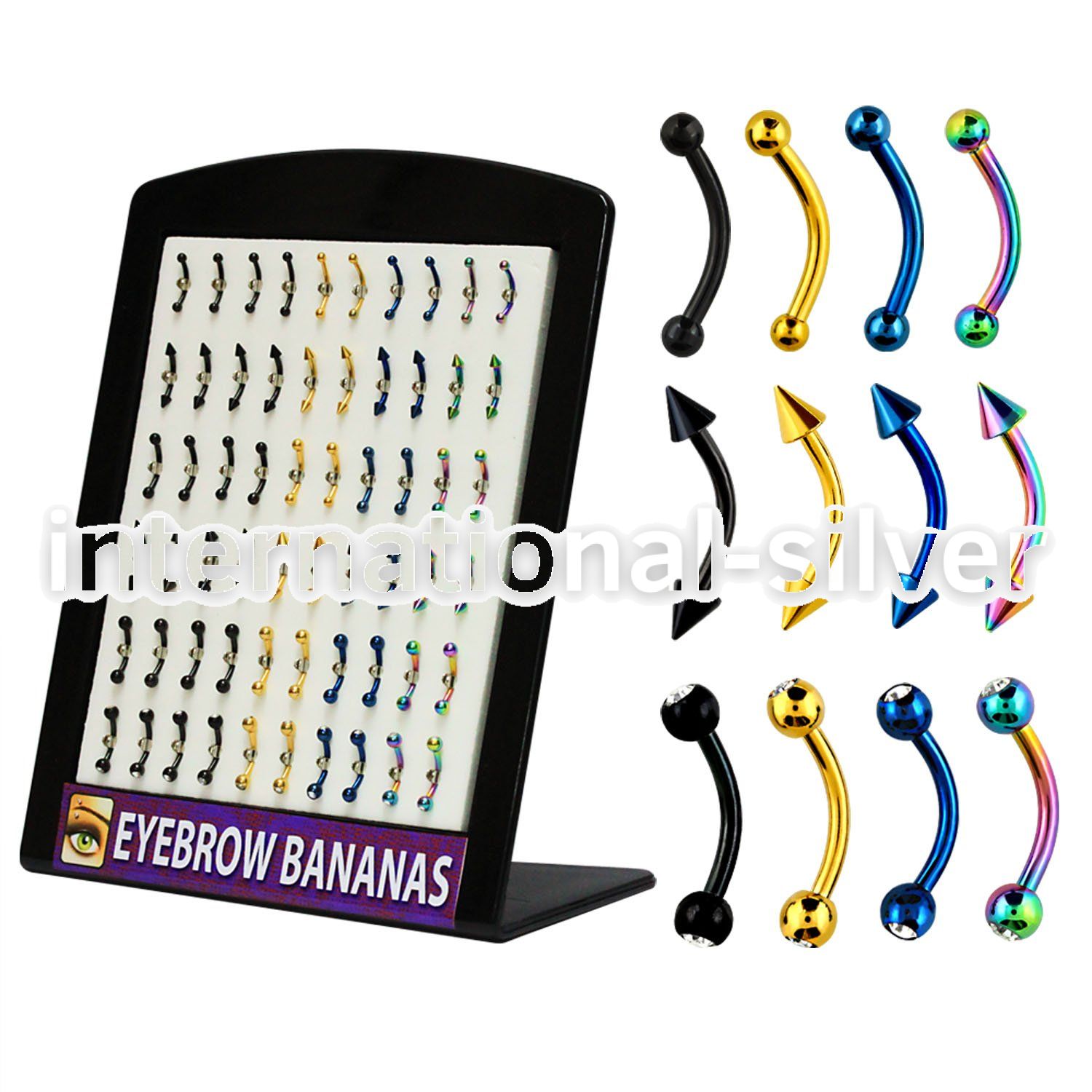 brte micro curved barbells anodized surgical steel 316l eyebrow