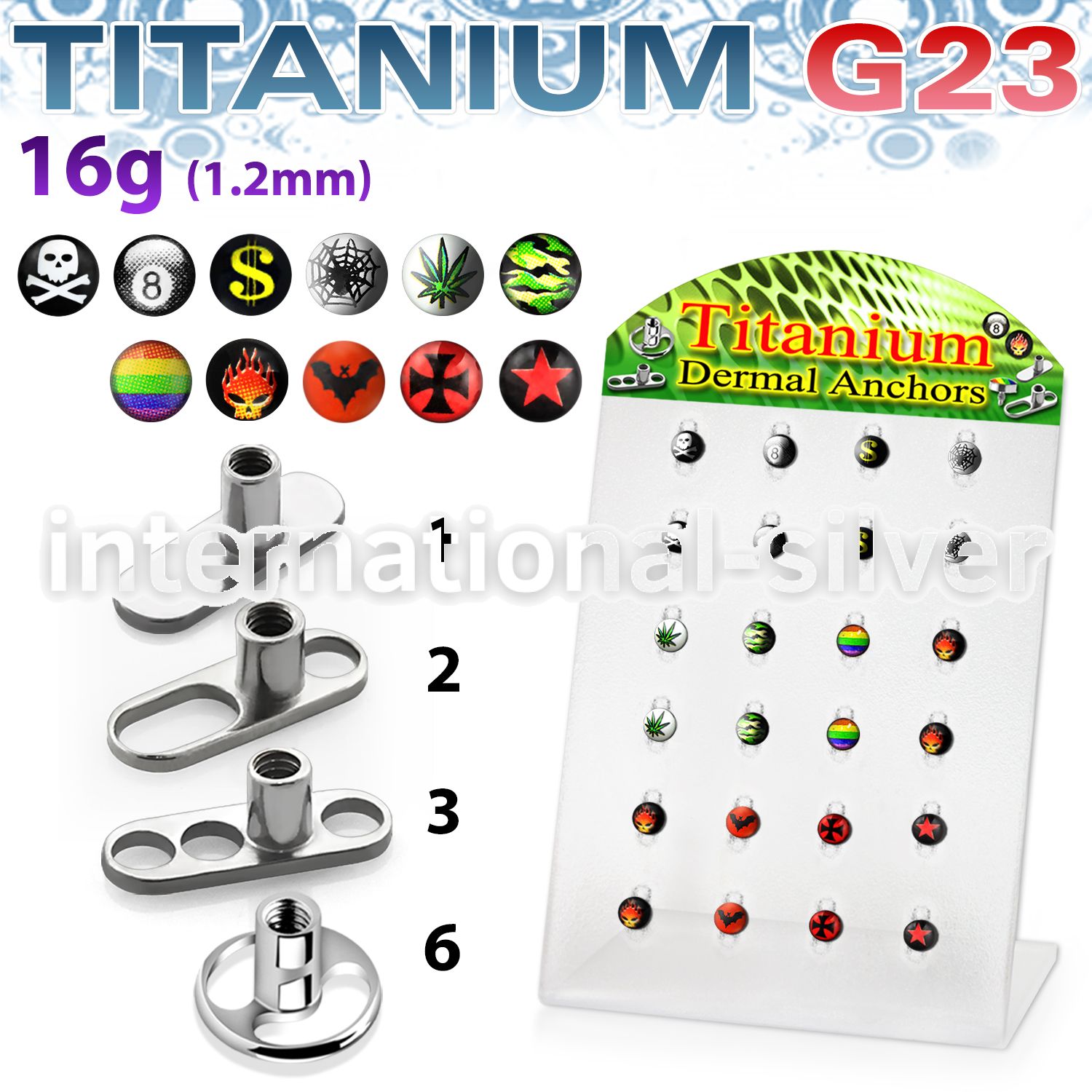 brtsa1 dermals titanium g23 implant grade belly button