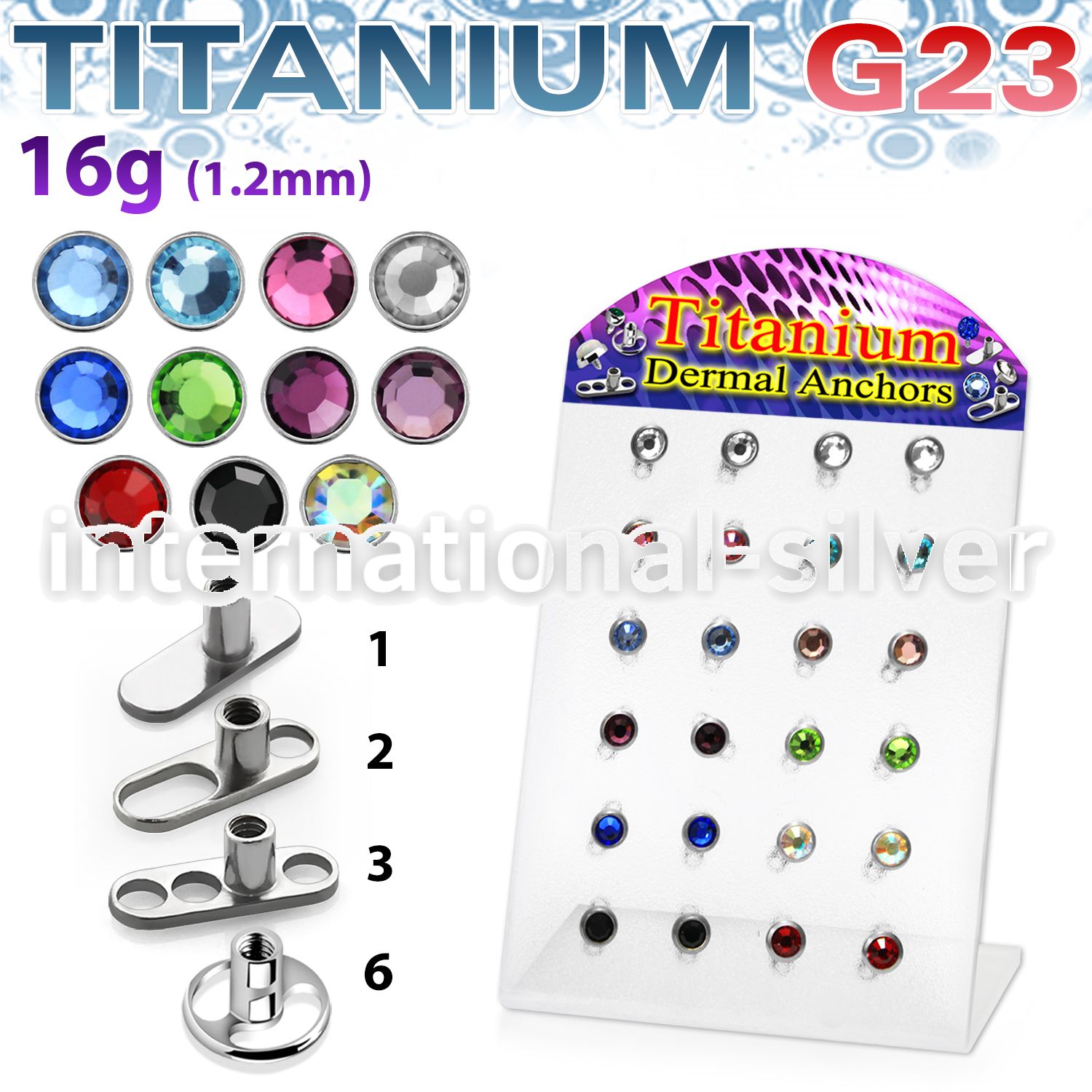 brtsa4 dermals titanium g23 implant grade belly button