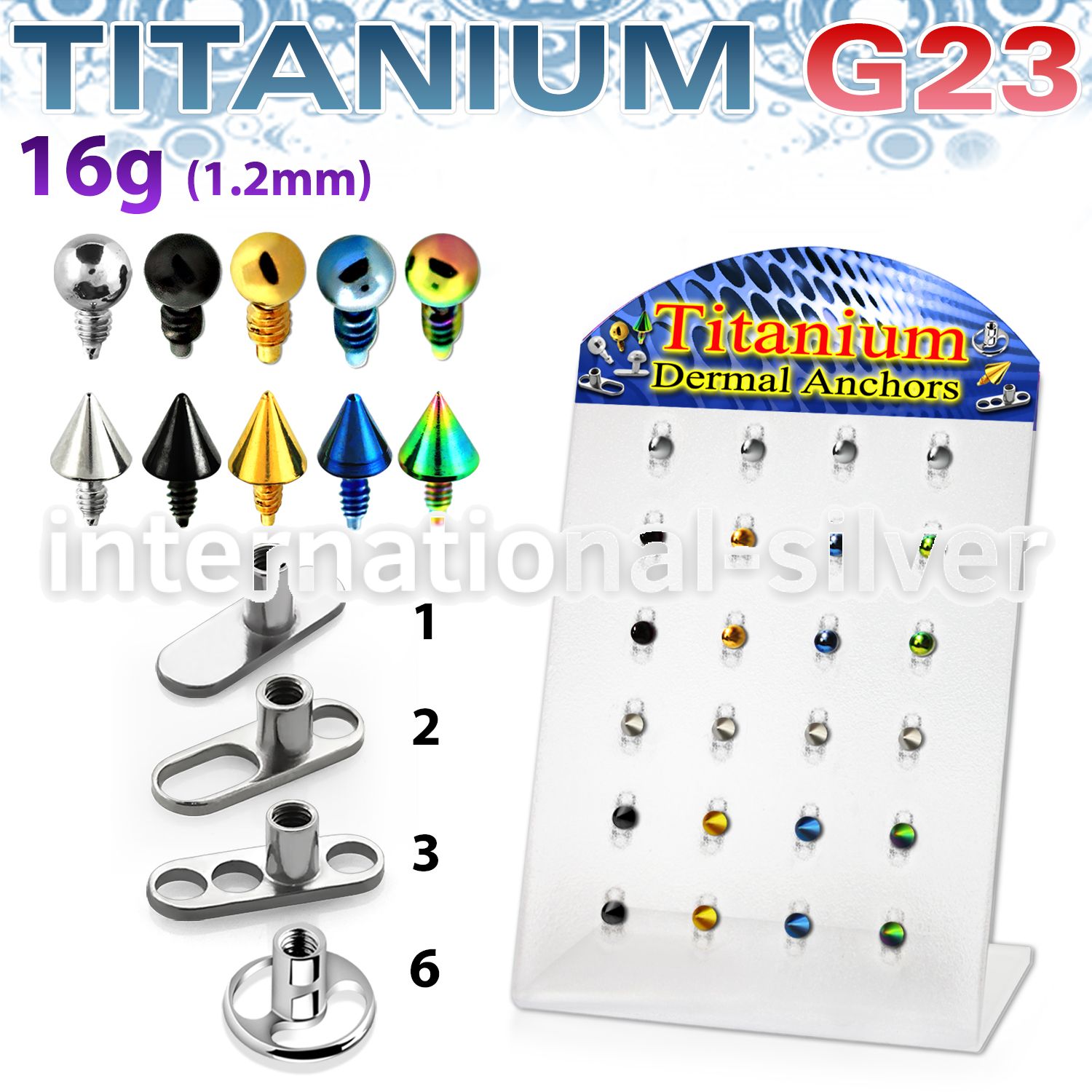 brtsa5 dermals titanium g23 implant grade belly button