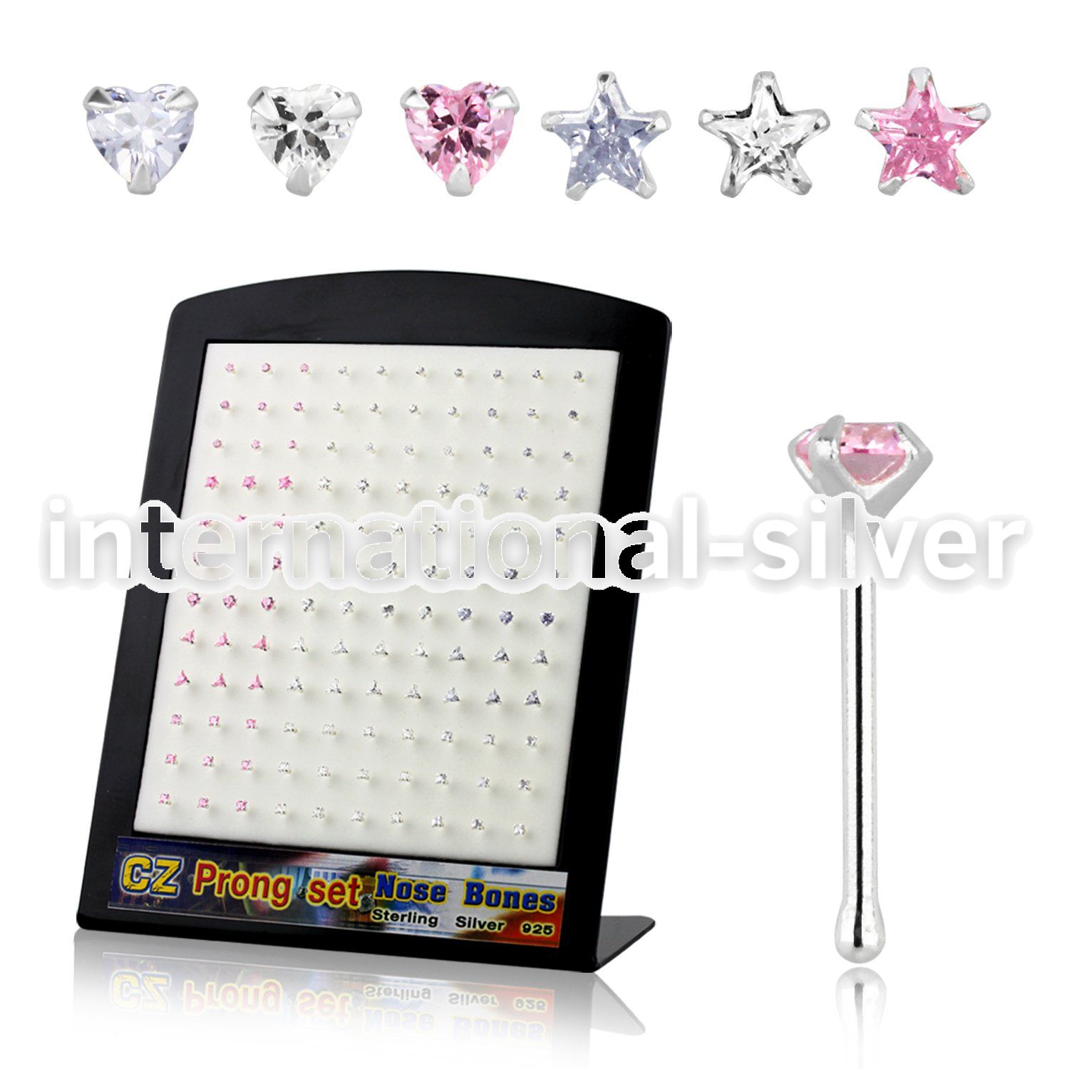 brzbmm nose bone silver 925 nose