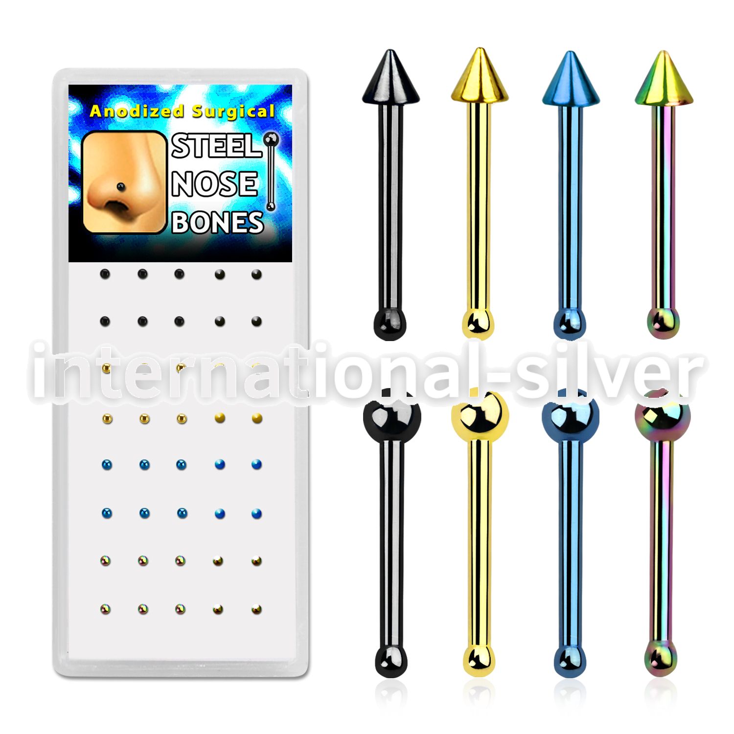 bxb106 acrylic nose bones nose piercing