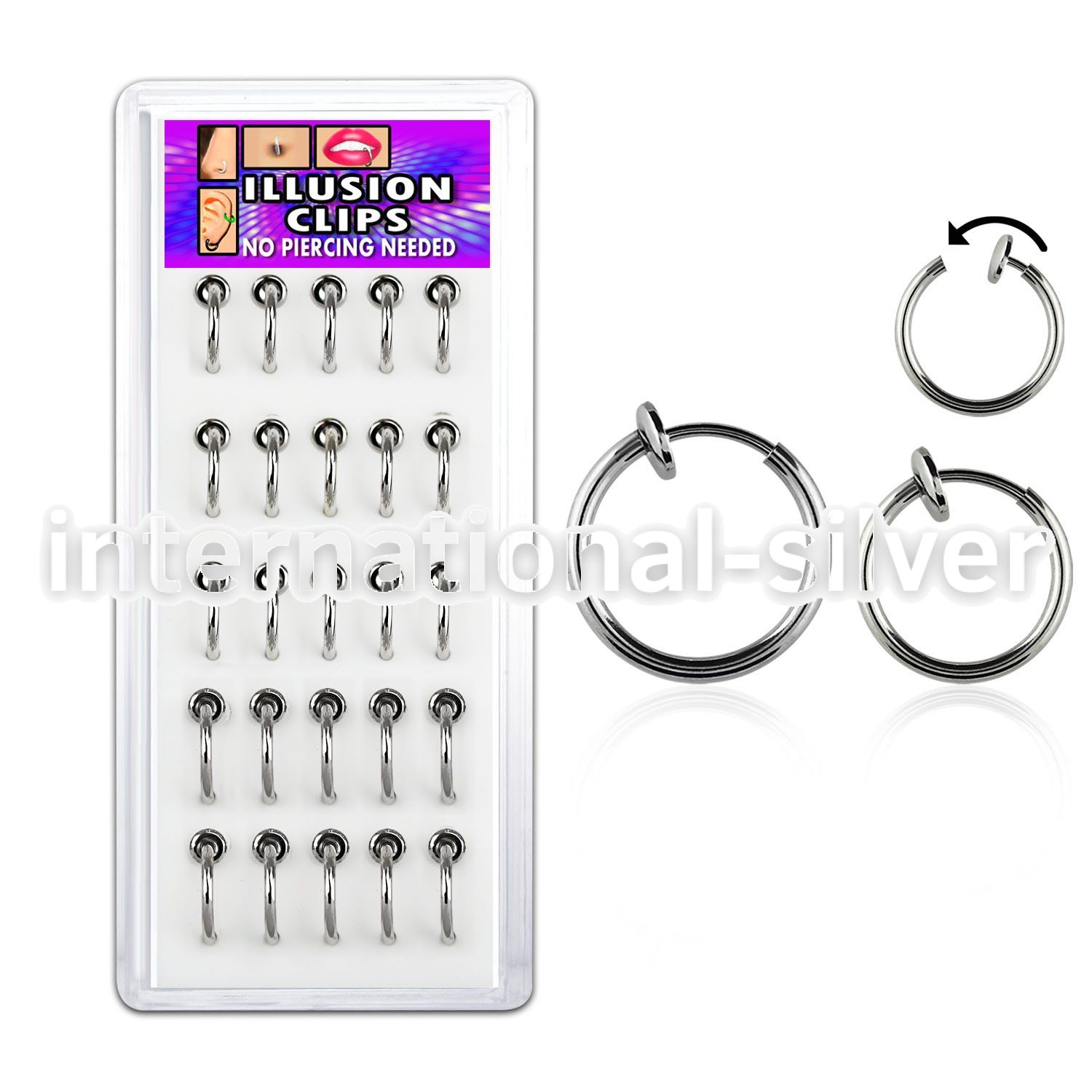 bxclp2 fake illusion body jewelry others nose