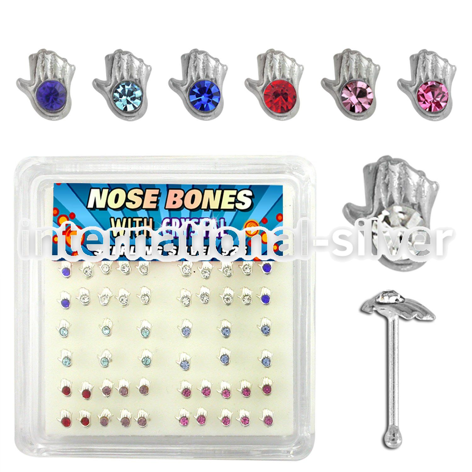 bxhdm nose bone silver 925 nose