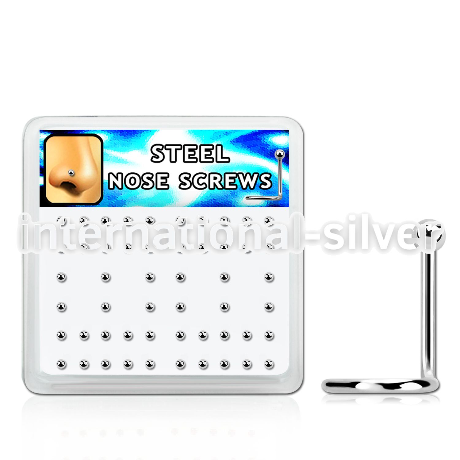 bxnsb surgical steel nose screws and nose studs nose piercing