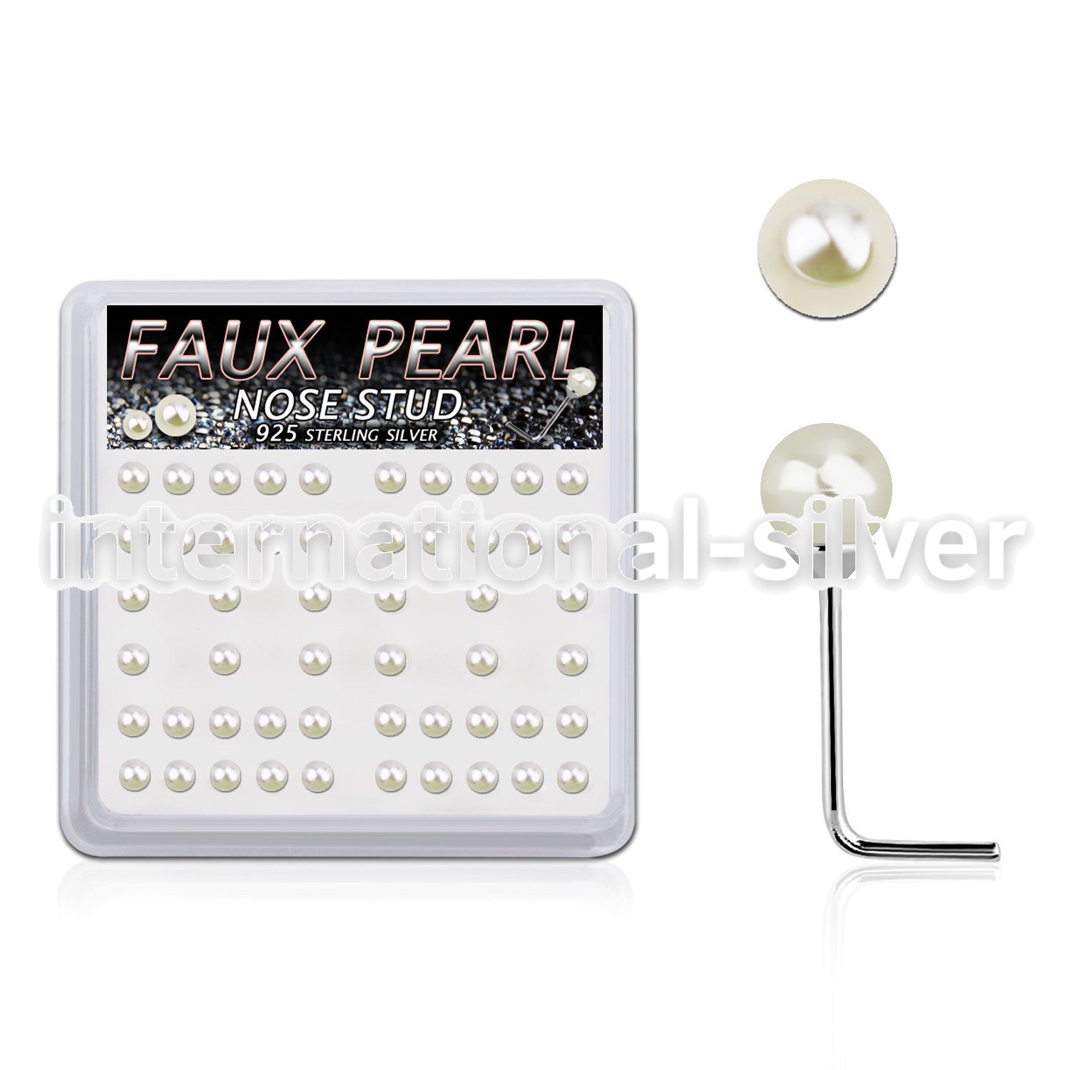 bxnspr3 l shape nose studs silver 925 nose