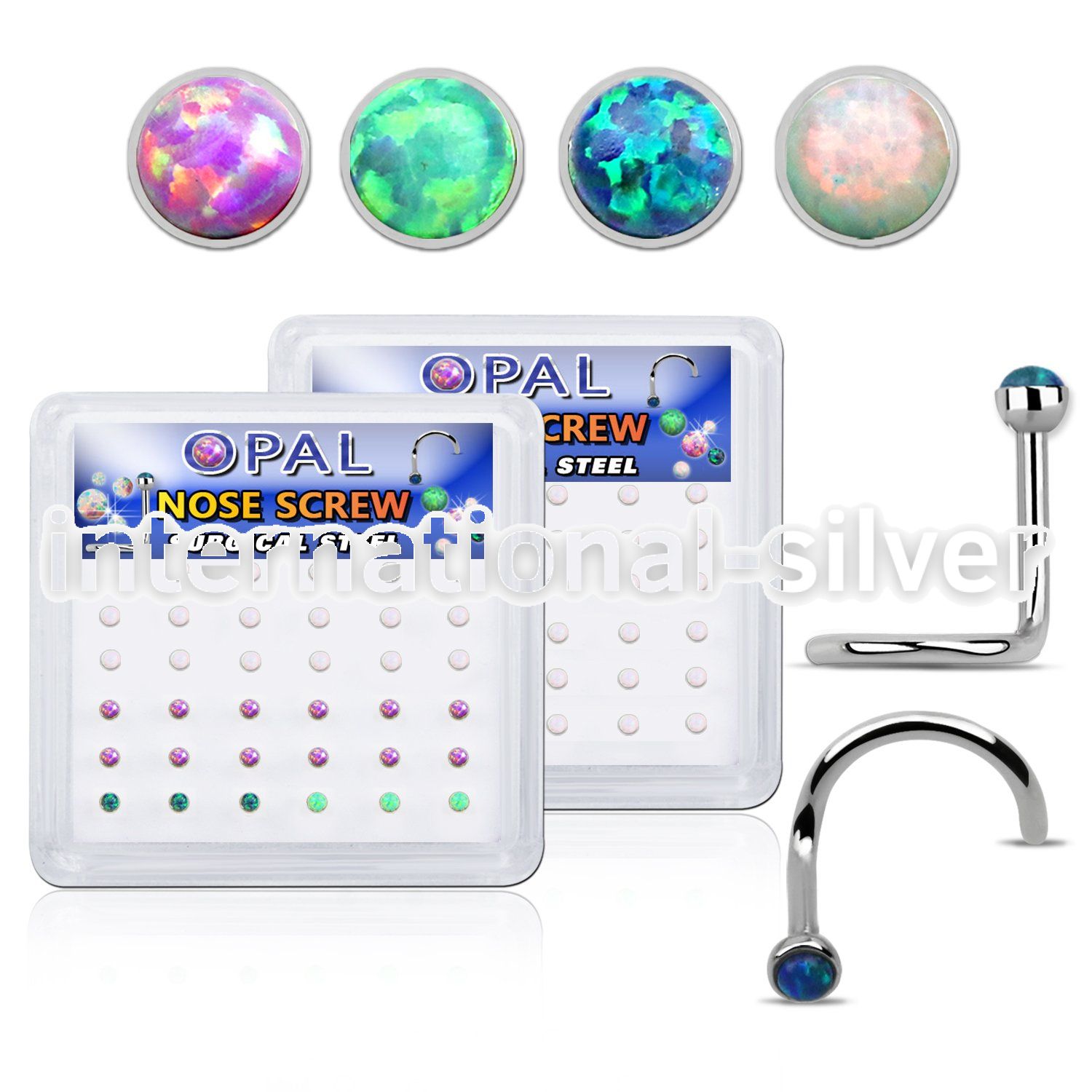 bxsop3 l shape nose studs surgical steel 316l nose