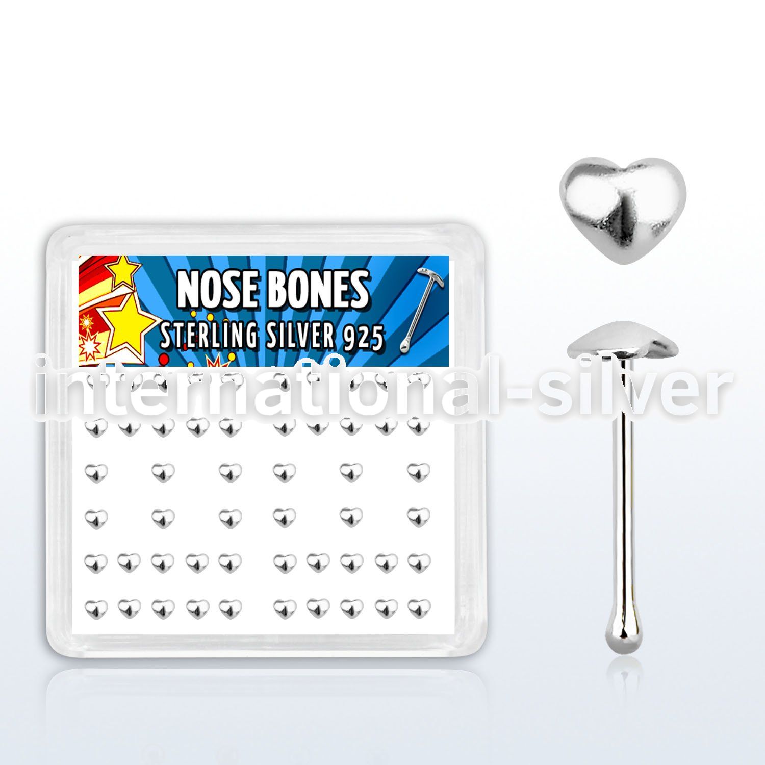 bxvhr nose bone silver 925 nose