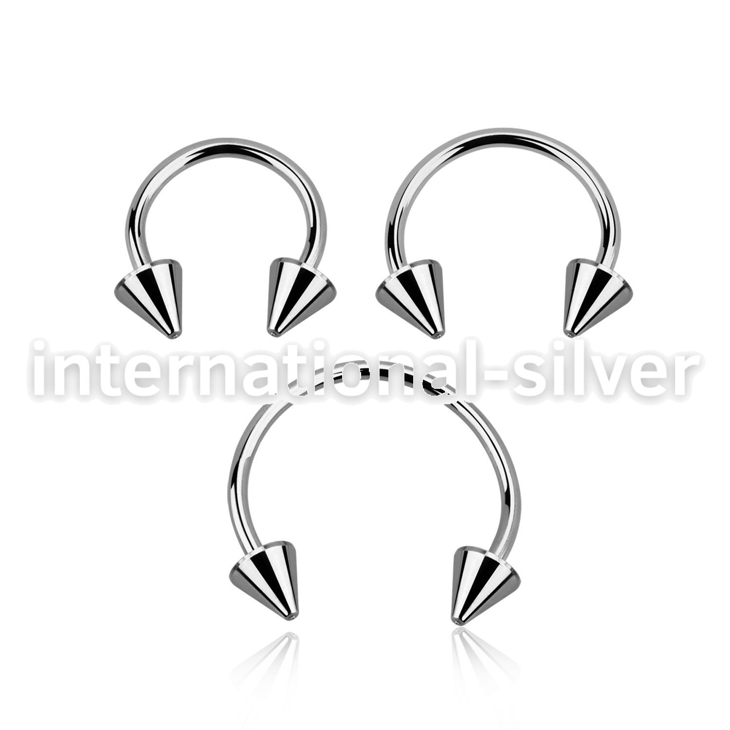 cb20cn horseshoes surgical steel 316l eyebrow