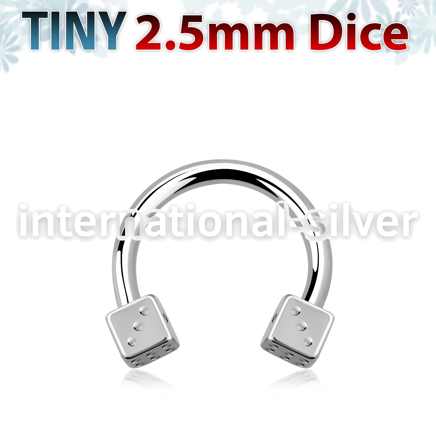 cbedi25 horseshoes surgical steel 316l eyebrow