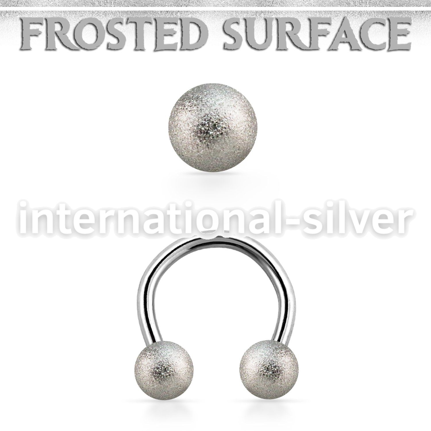 cbefo5 horseshoes surgical steel 316l eyebrow