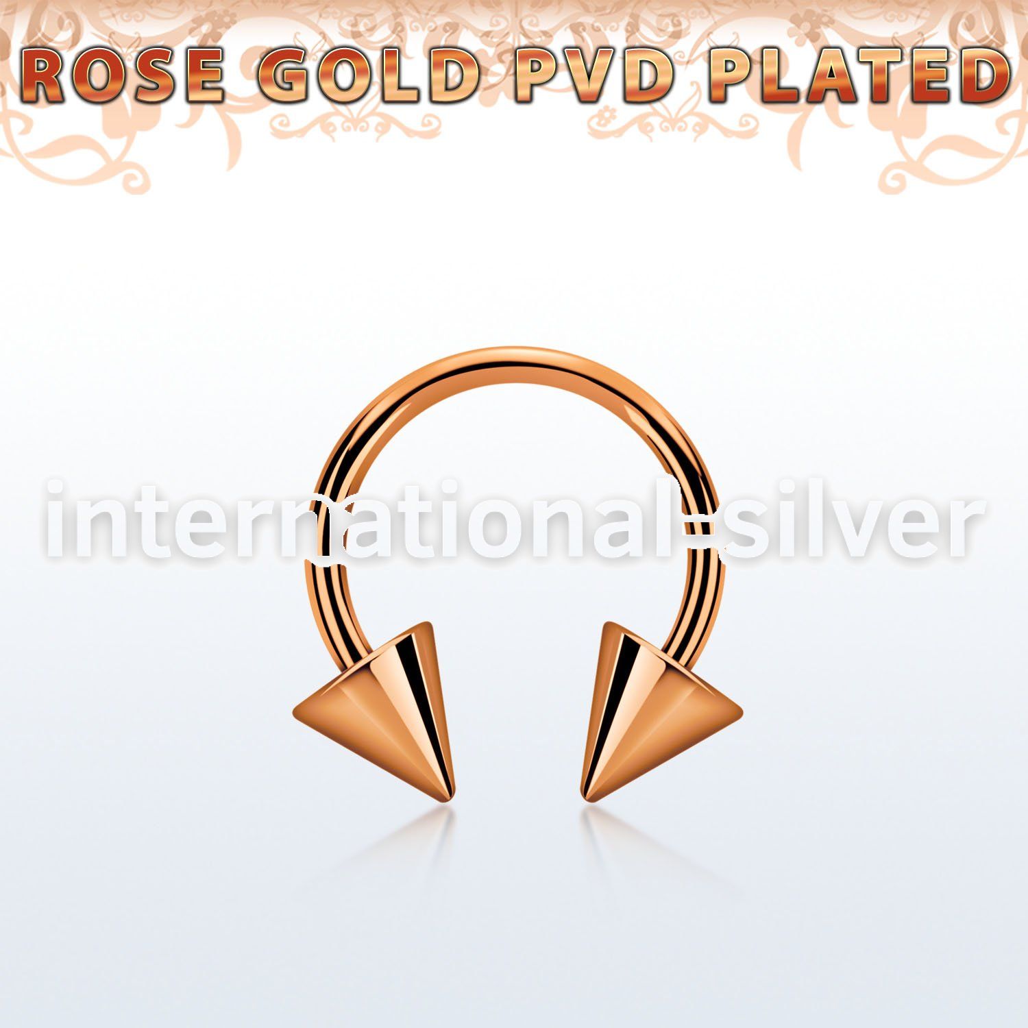 cbettcn5 horseshoes anodized surgical steel 316l ear lobe