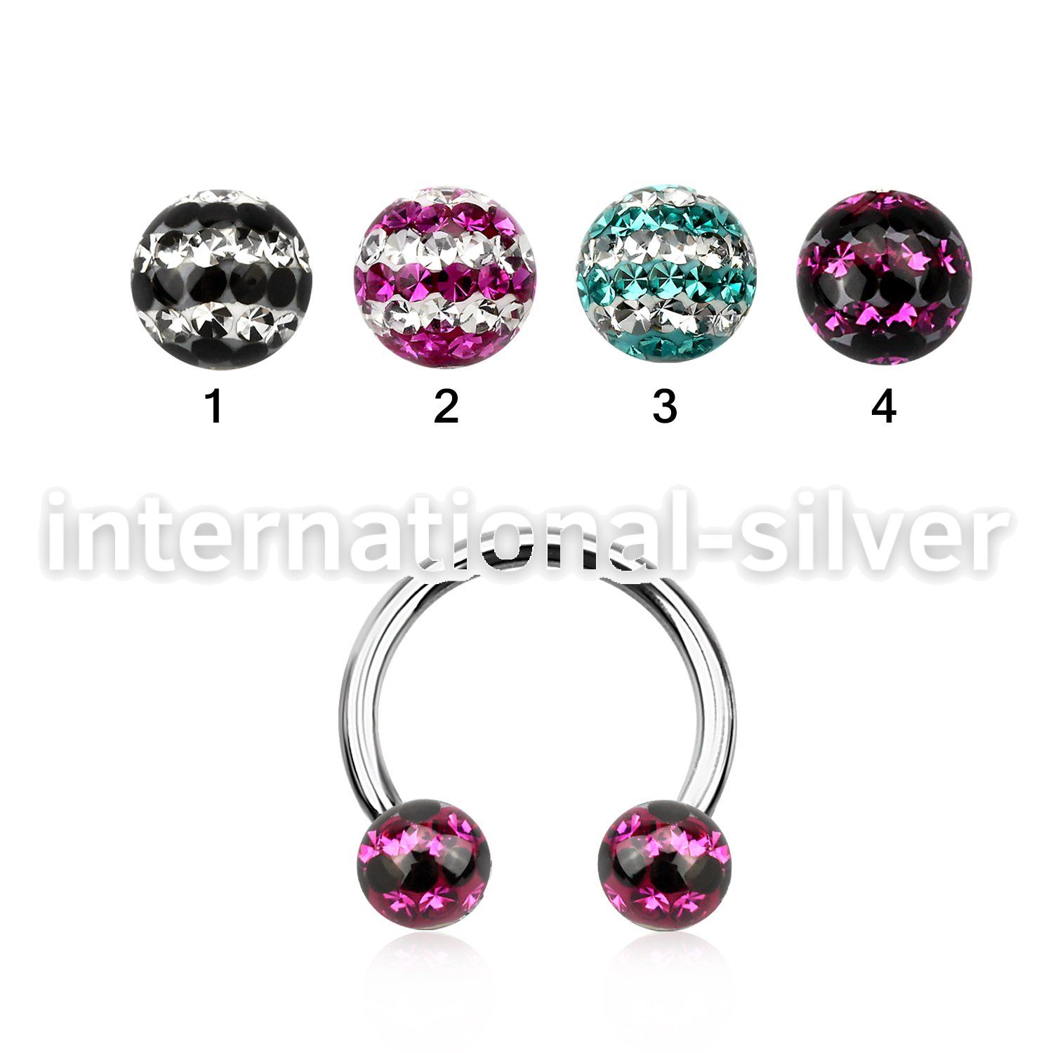 cbfr5d horseshoes surgical steel 316l belly button