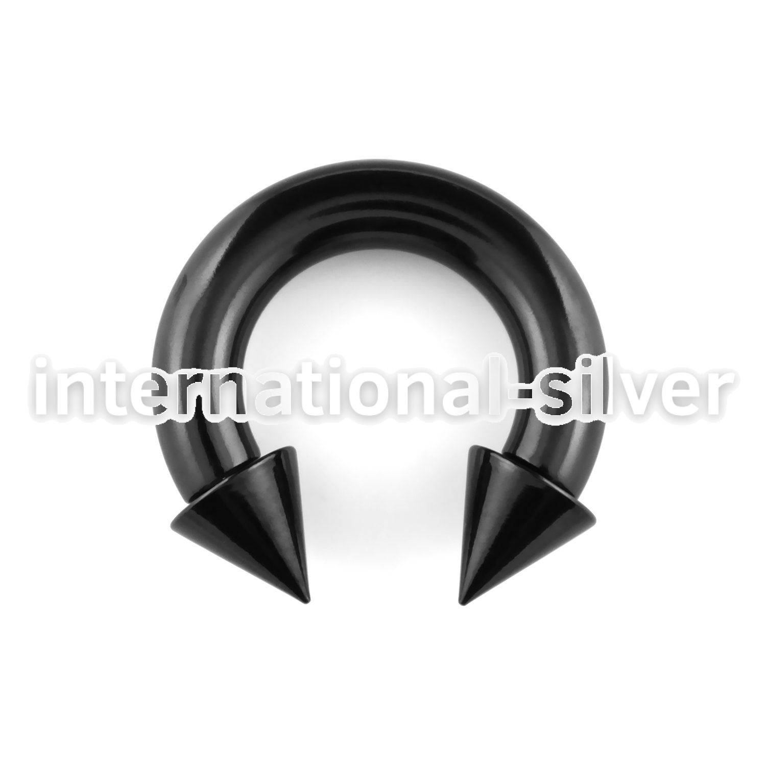 cbtcn4 horseshoes anodized surgical steel 316l belly button