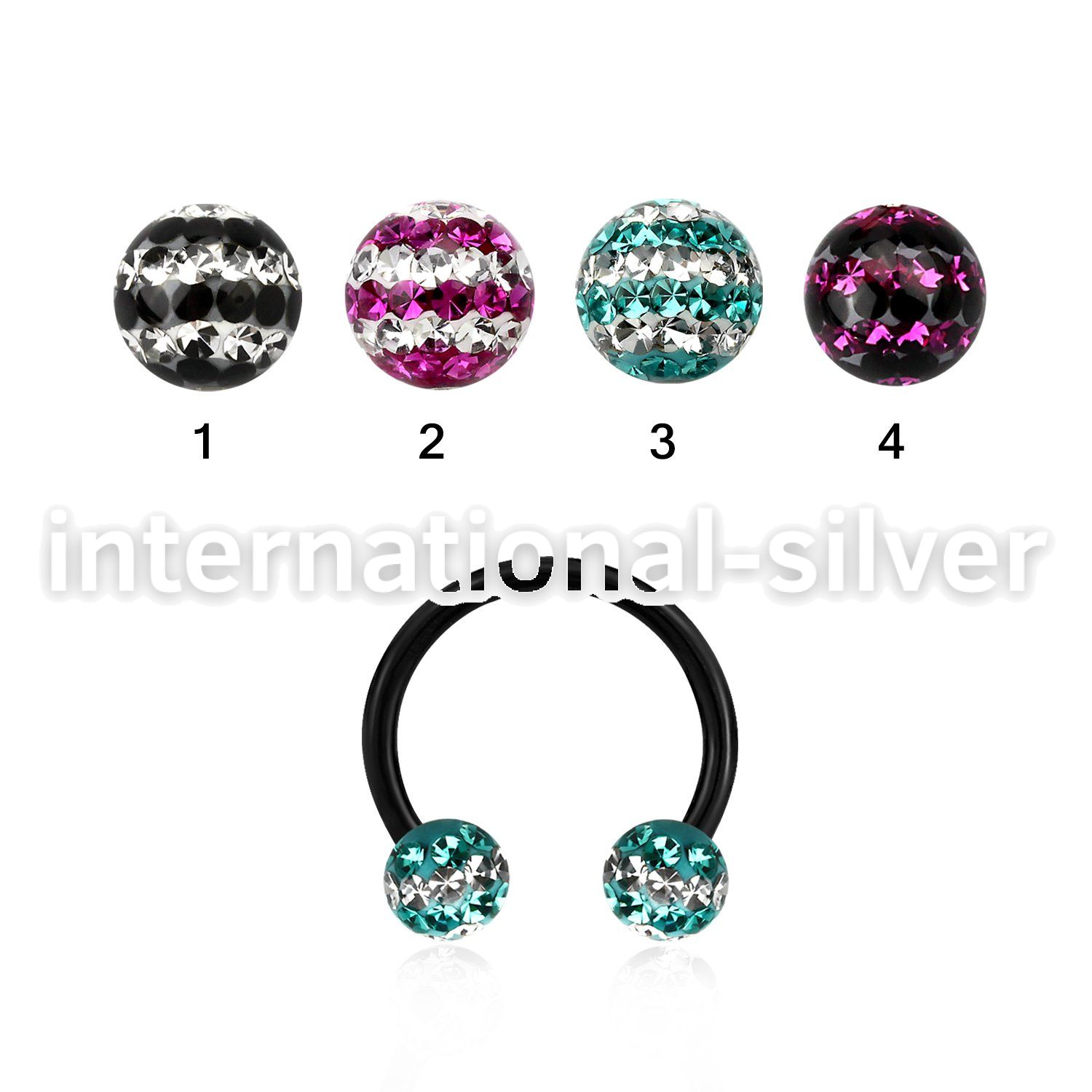 cbtfr5d horseshoes anodized surgical steel 316l belly button