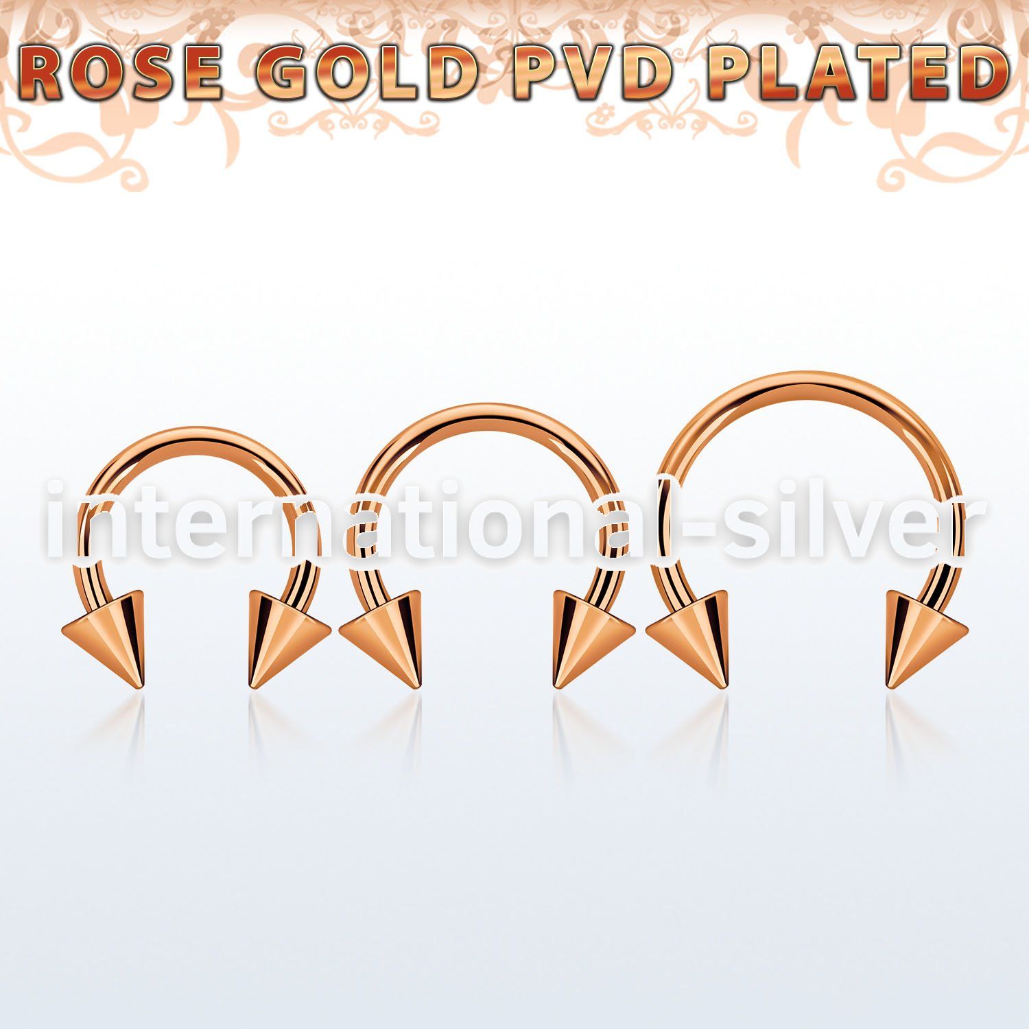 cbttcn horseshoes anodized surgical steel 316l ear lobe