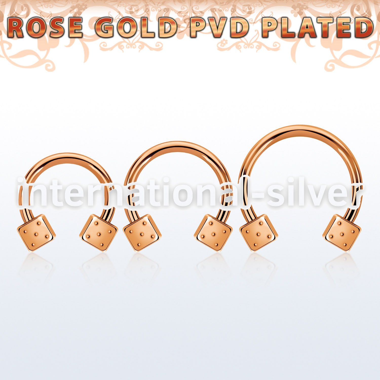 cbttdi horseshoes anodized surgical steel 316l ear lobe