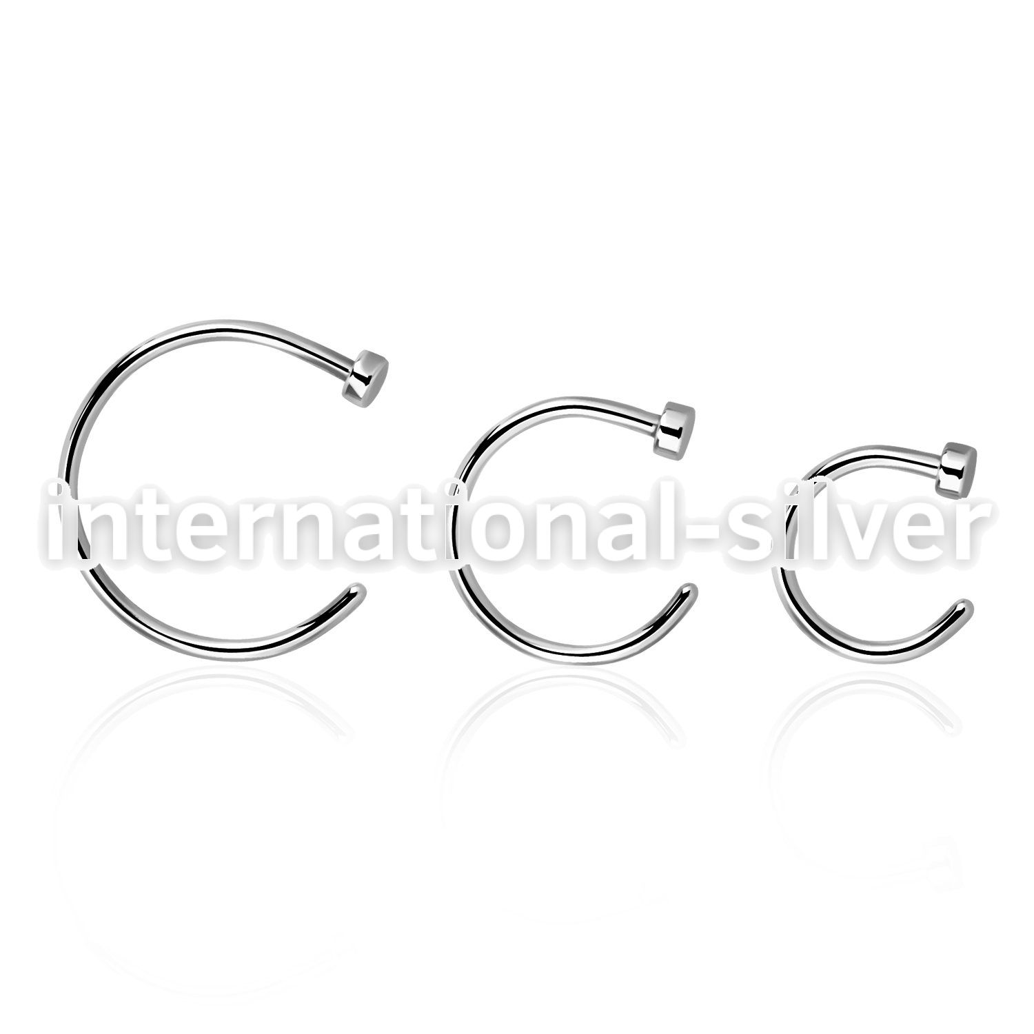 clns20 fake illusion body jewelry surgical steel 316l nose