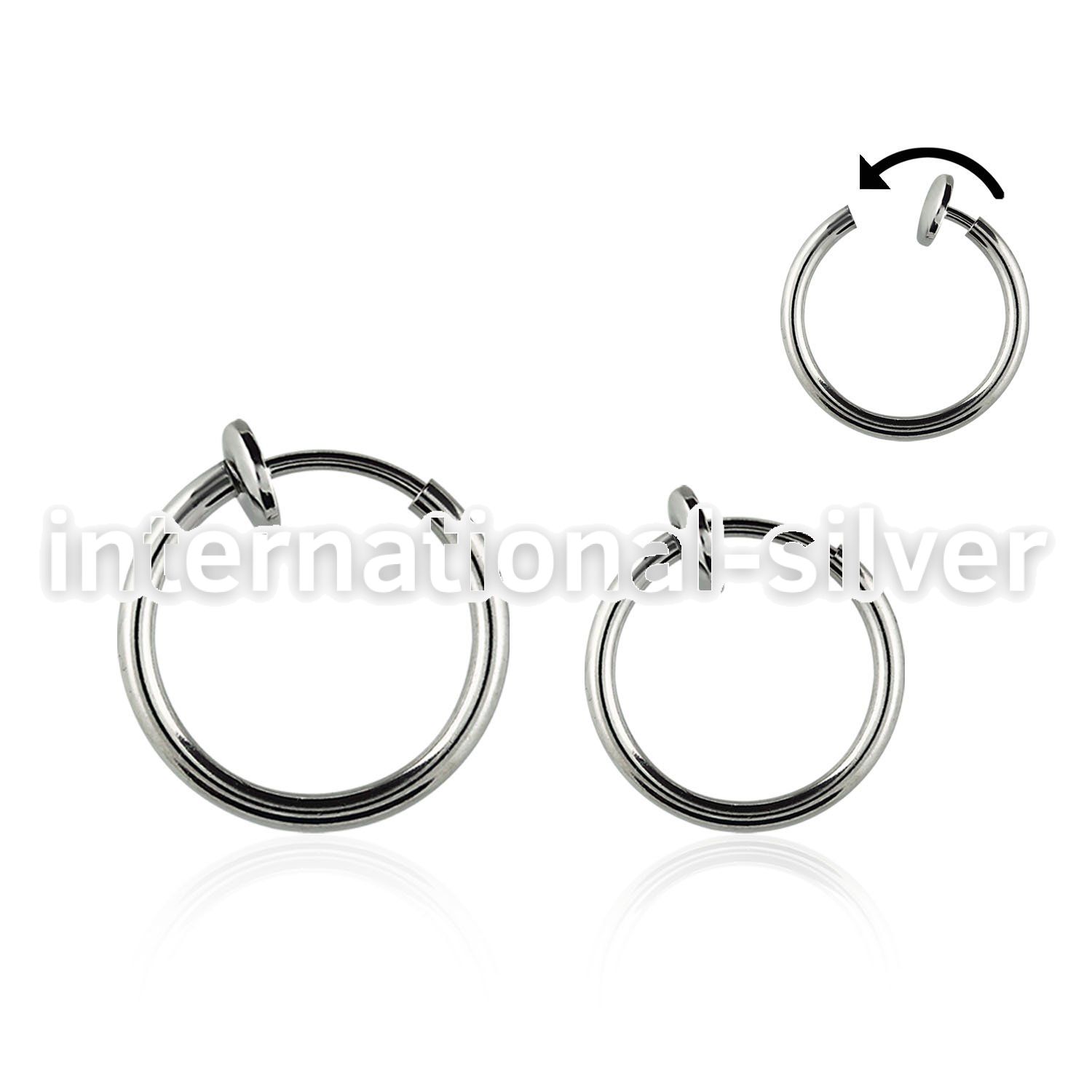 clpx fake illusion hoops others belly button