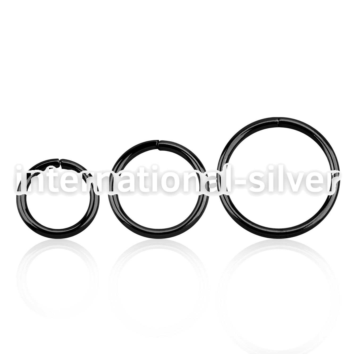 cpsel18 seamless segment rings silver 925 ear lobe