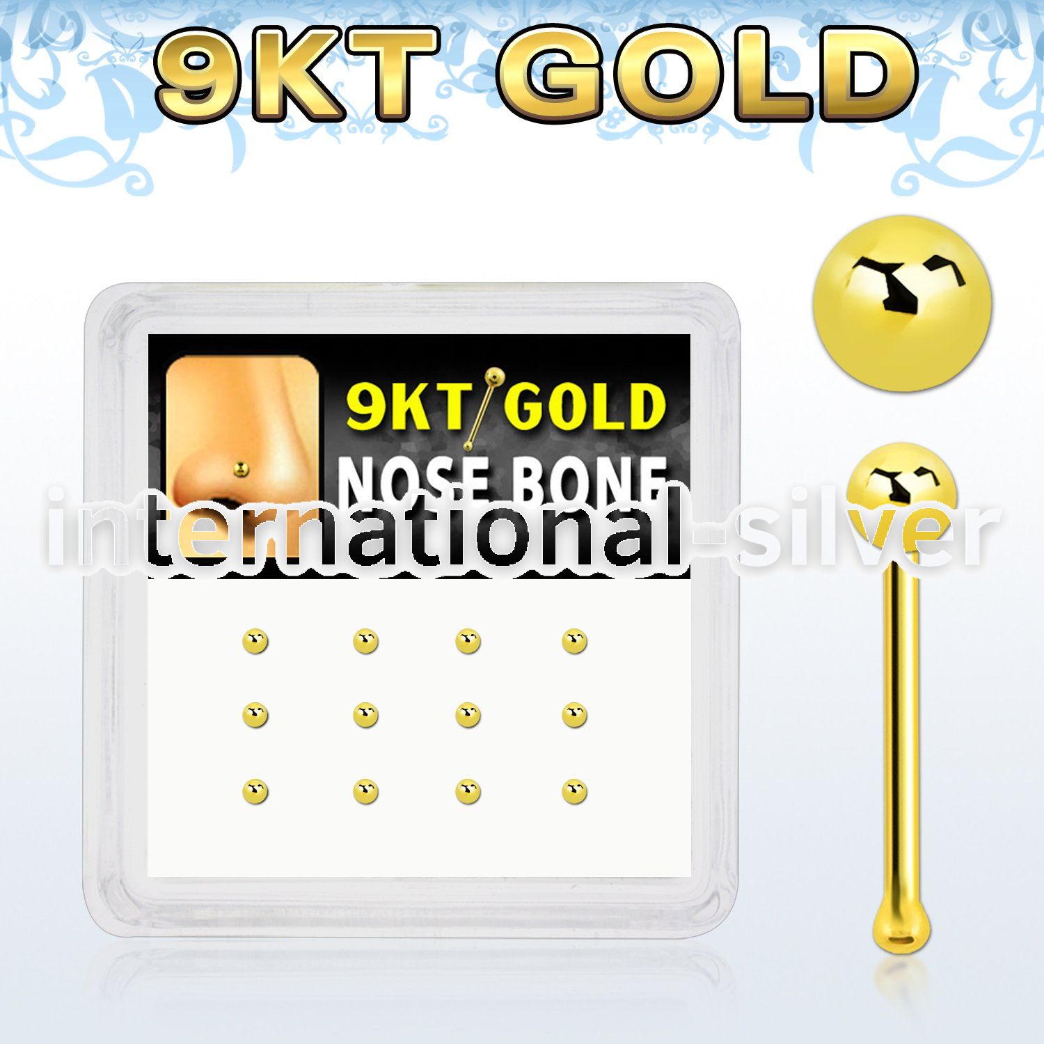 d9gnb5 nose bone gold nose