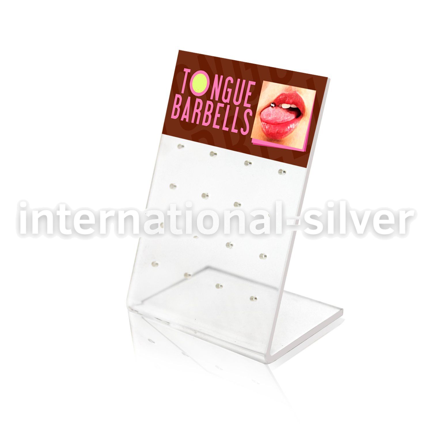 dac16 displays acrylic body jewelry belly button