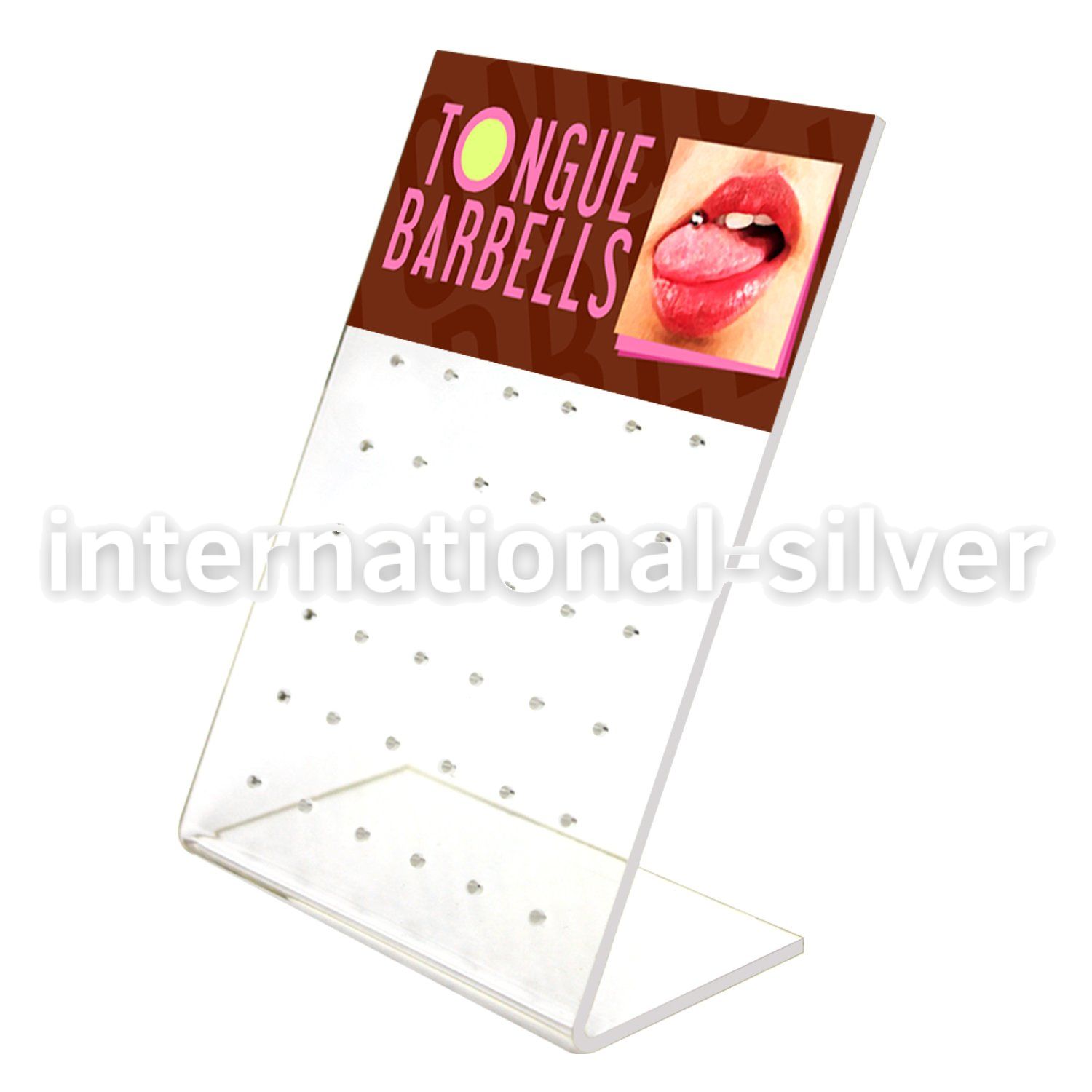 dac36 displays acrylic body jewelry belly button