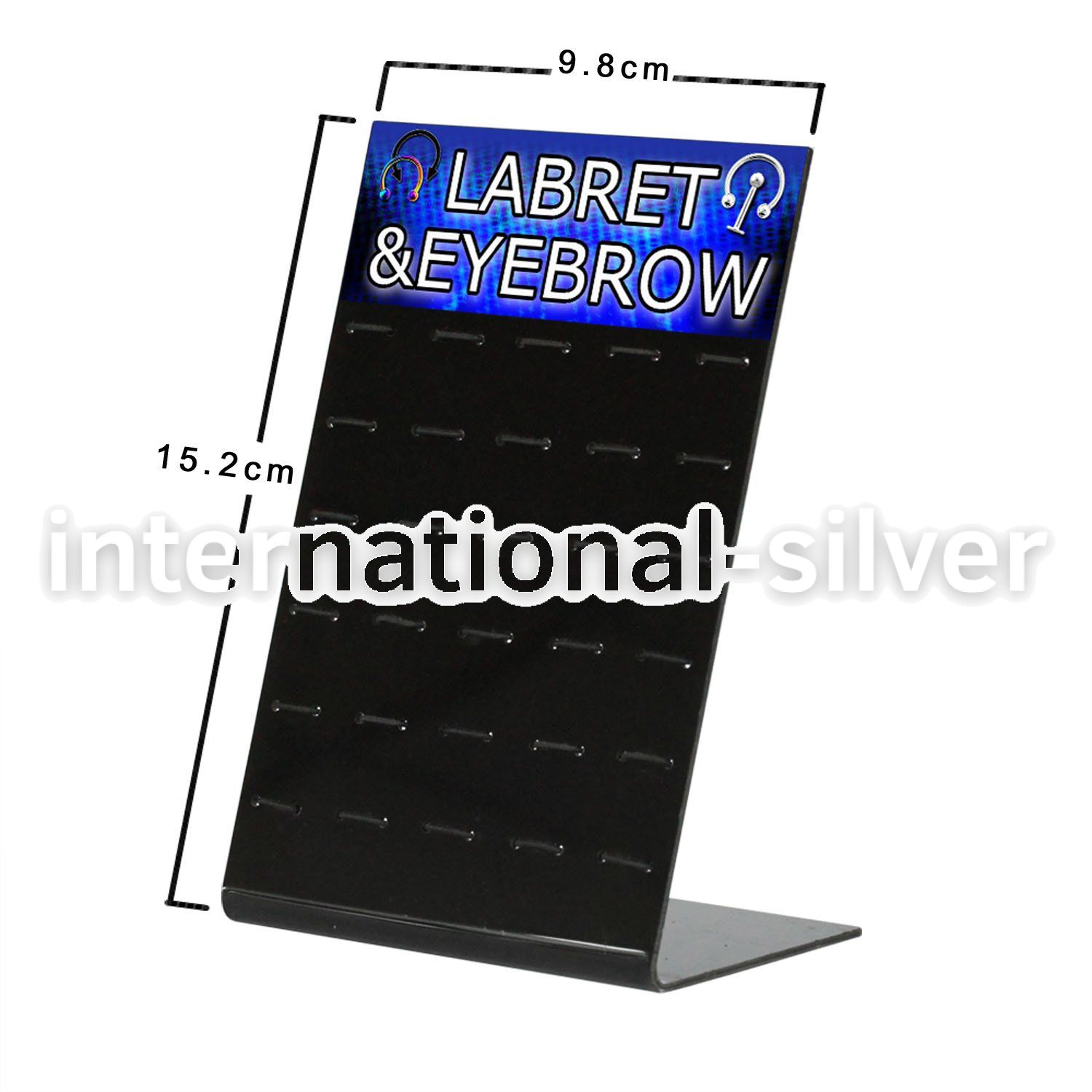 dac65 displays acrylic body jewelry belly button