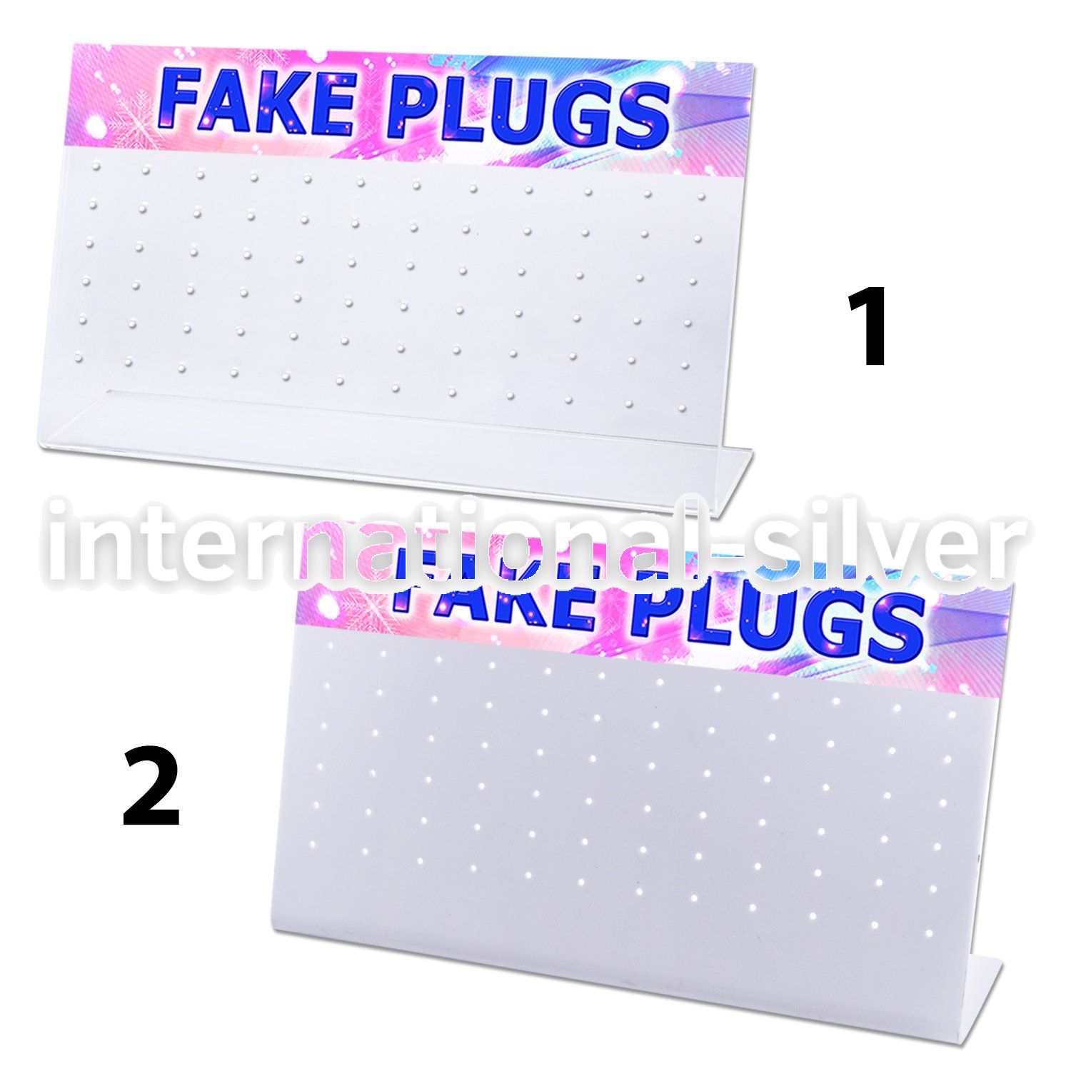 dac87 displays acrylic body jewelry 