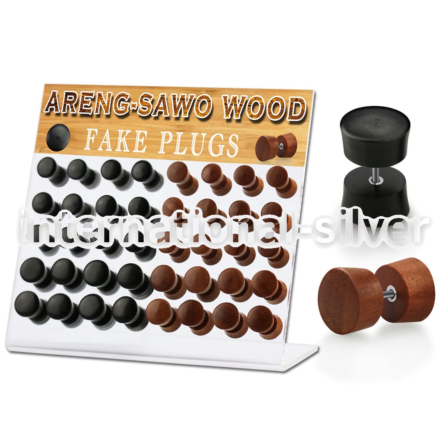 dacb162 cheaters  illusion plugs and tapers organic body jewelry ear lobe