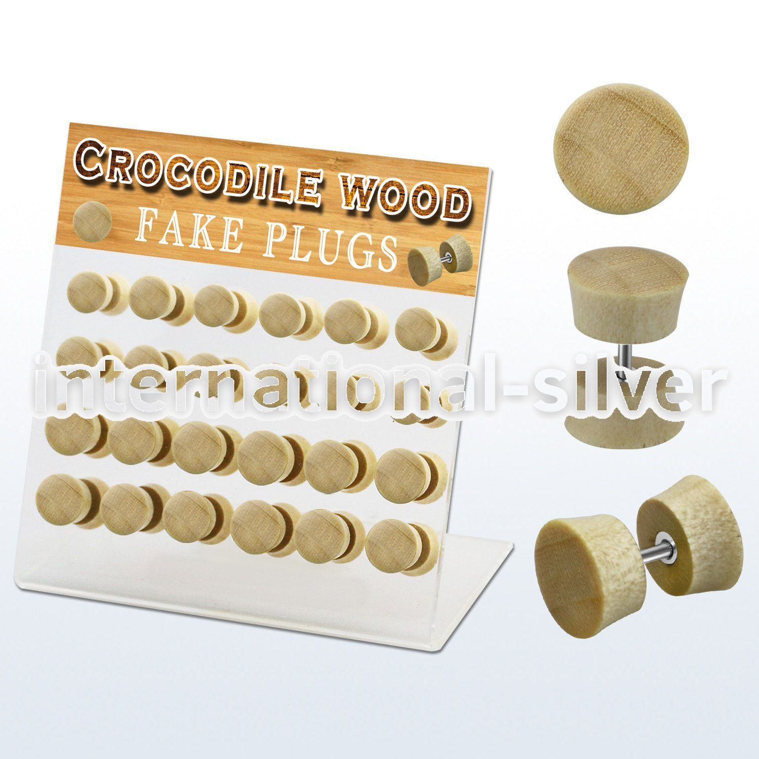 dacb173 cheaters  illusion plugs and tapers organic body jewelry ear lobe