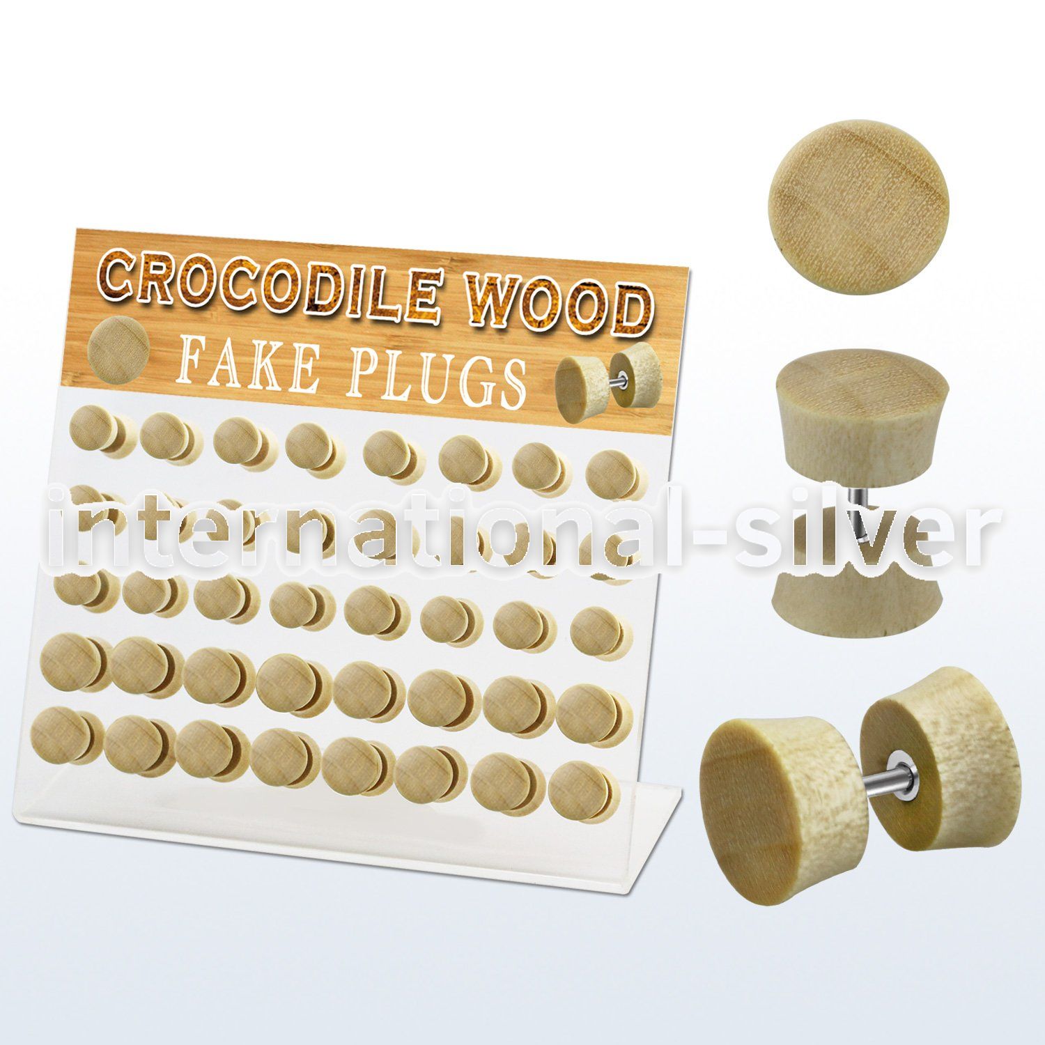 dacb176 cheaters  illusion plugs and tapers organic body jewelry ear lobe