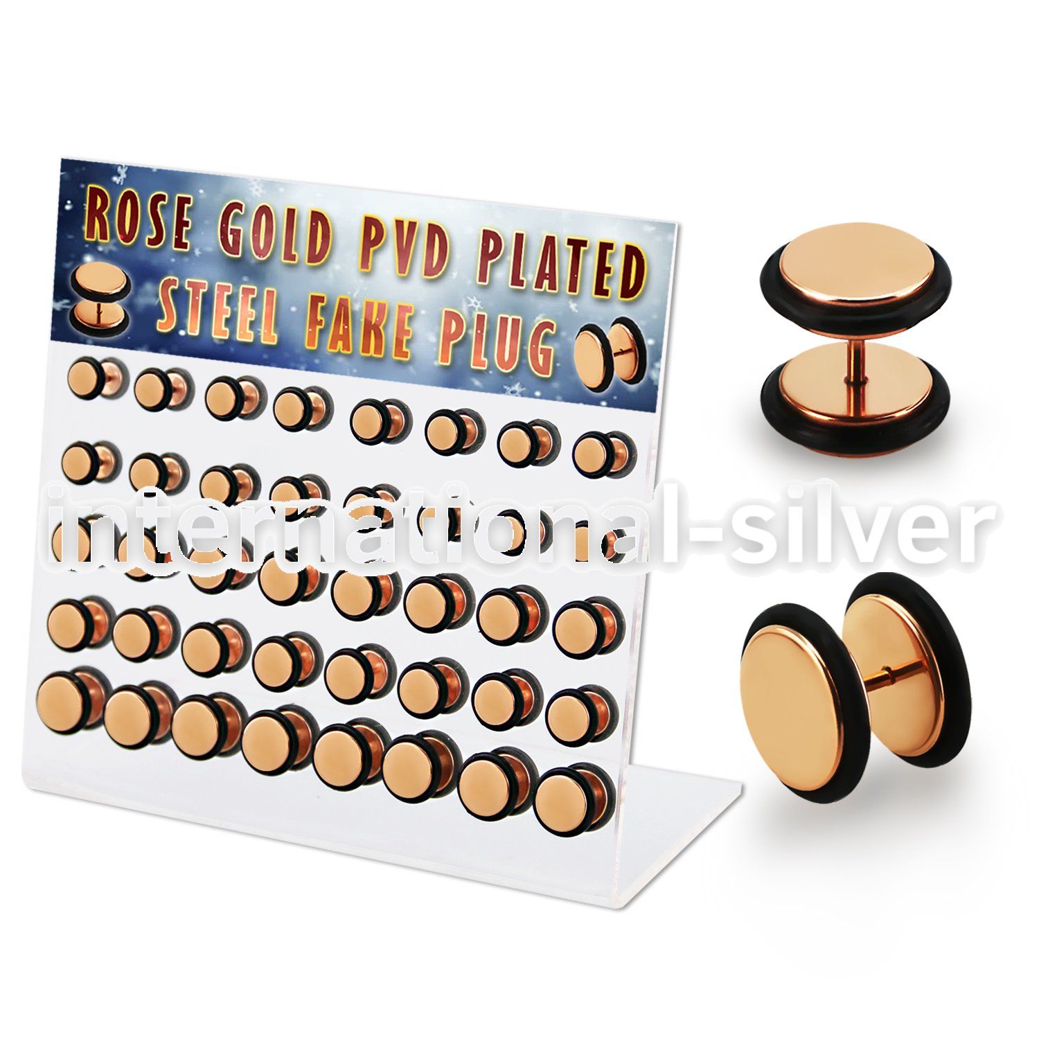 dacb215 cheaters  illusion plugs and tapers anodized surgical steel 316l ear lobe