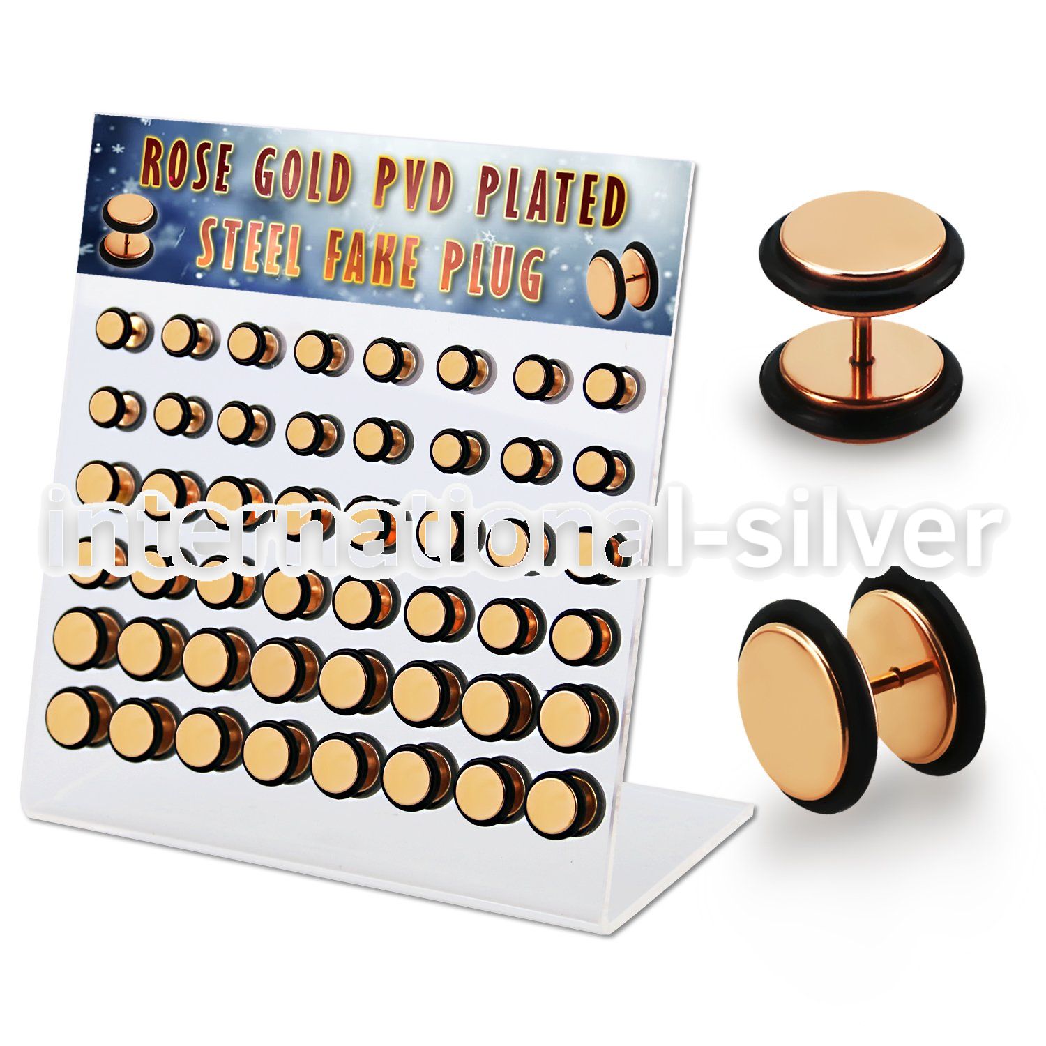 dacb216 cheaters  illusion plugs and tapers anodized surgical steel 316l ear lobe